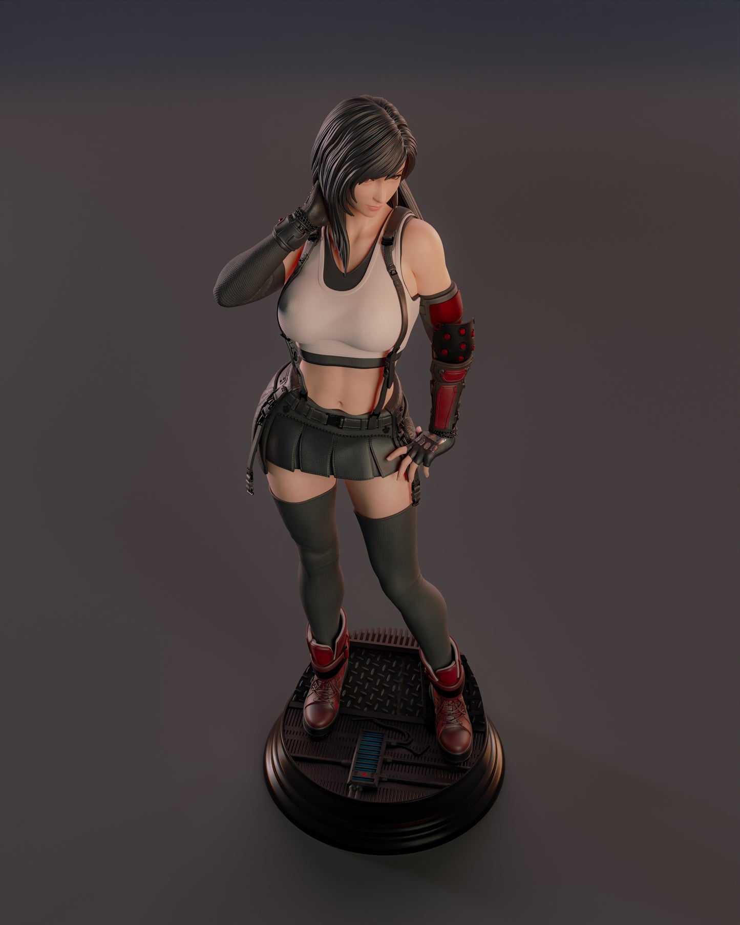 2056 Tifa Lockhart - Final Fantasy - STL 3D Print Files