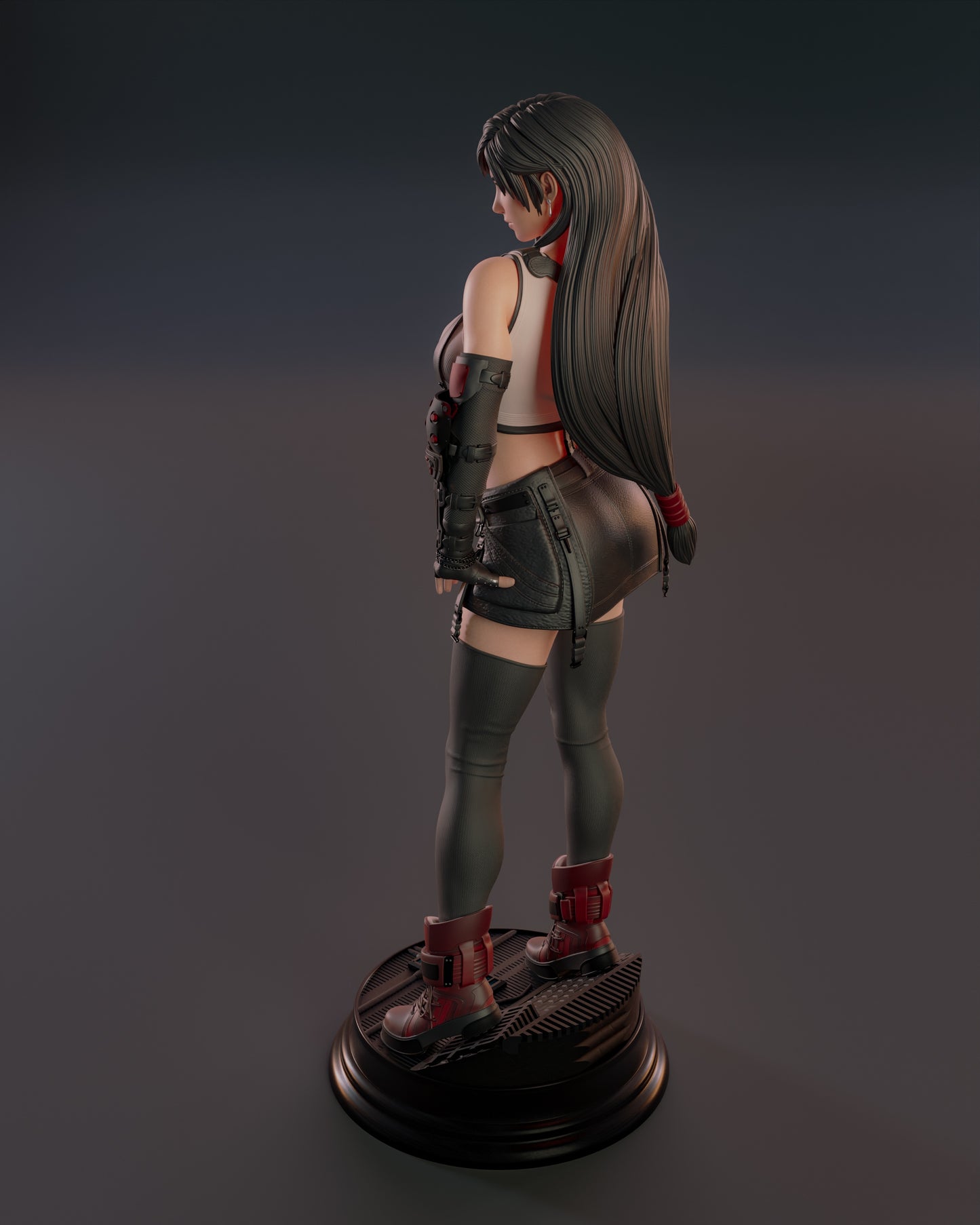 2056 Tifa Lockhart - Final Fantasy - STL 3D Print Files