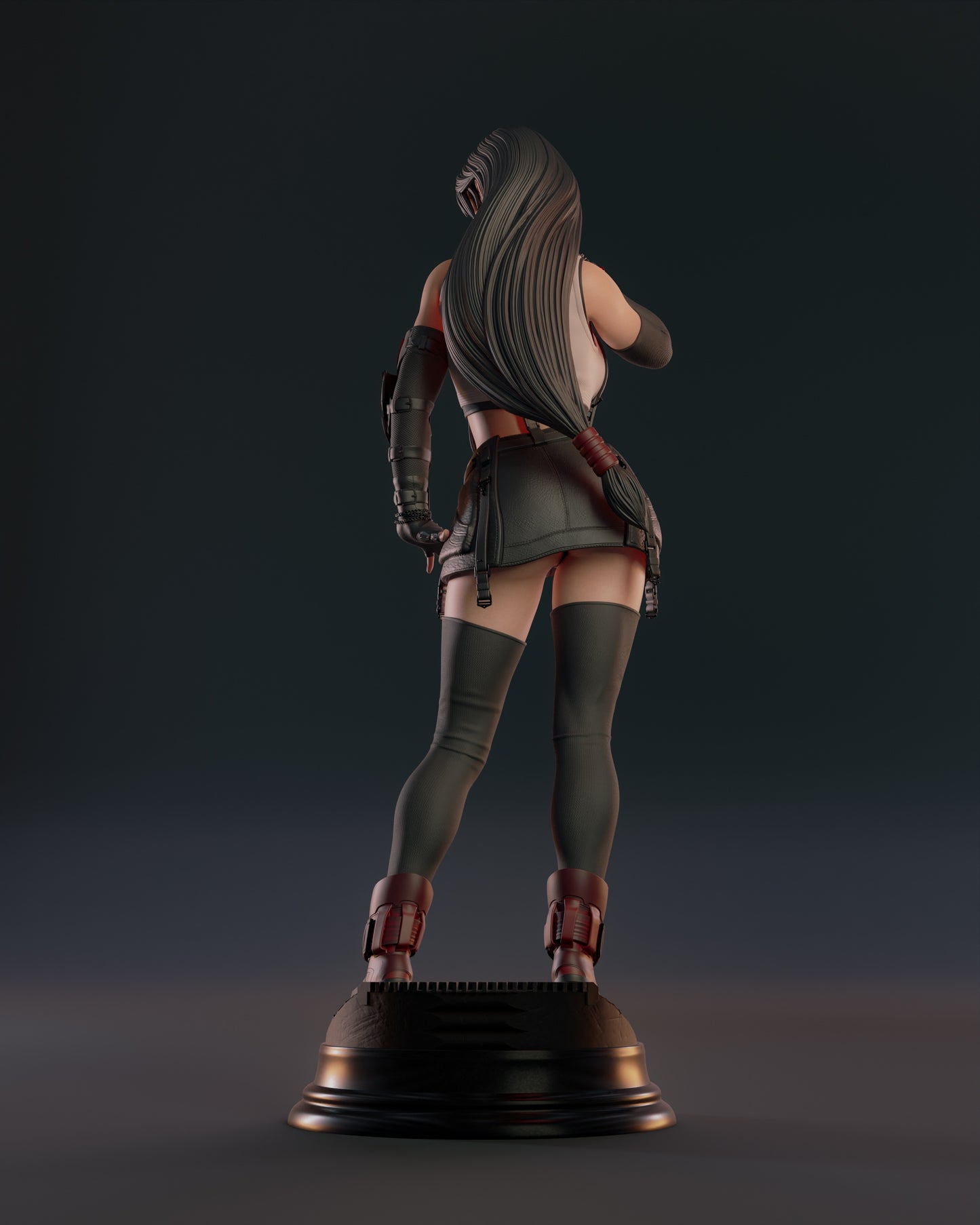 2056 Tifa Lockhart - Final Fantasy - STL 3D Print Files