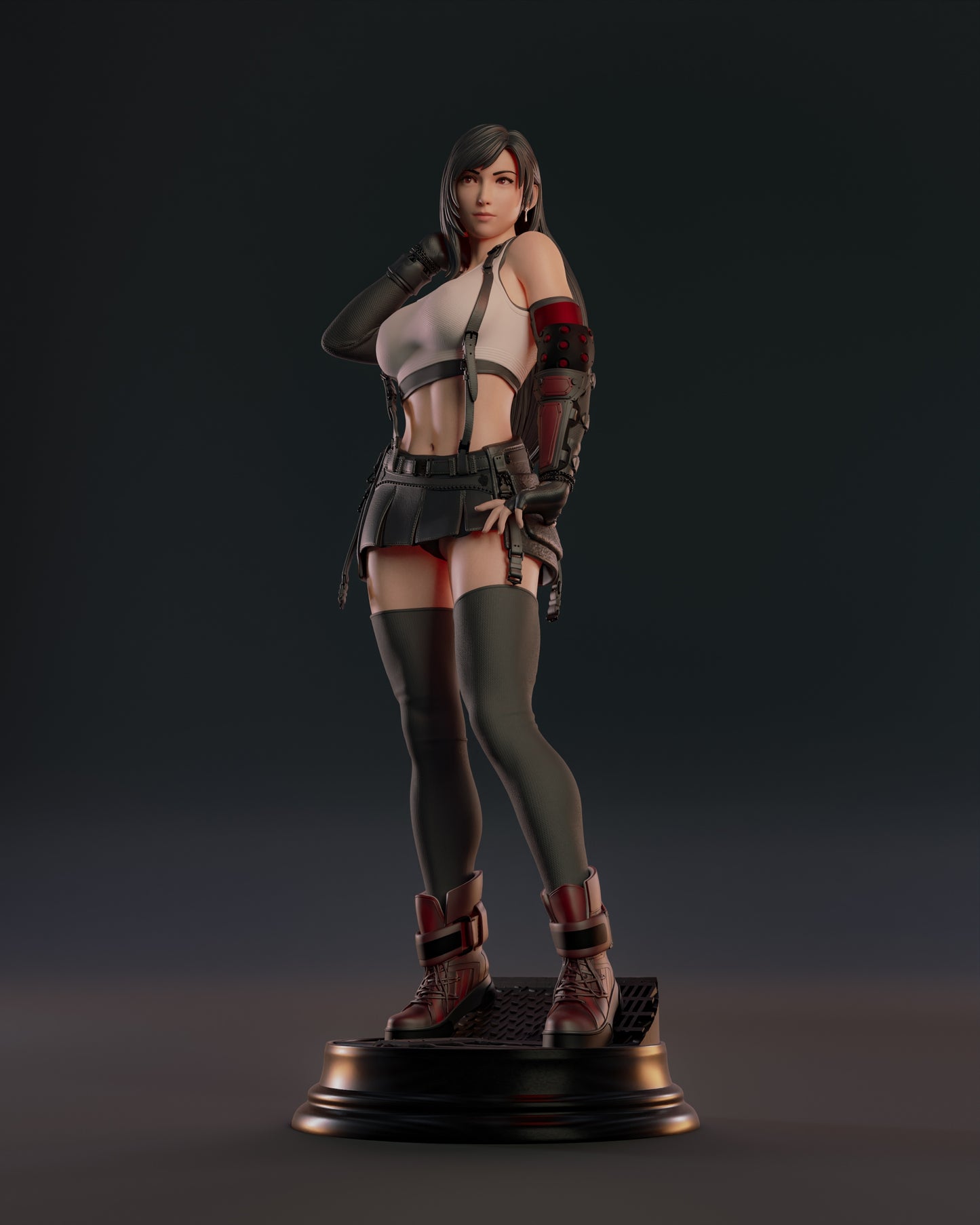 2056 Tifa Lockhart - Final Fantasy - STL 3D Print Files