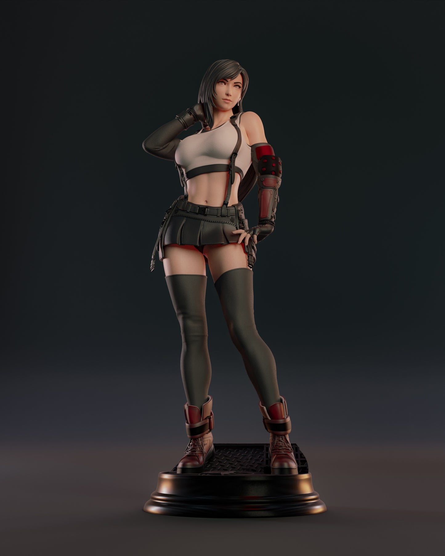 2056 Tifa Lockhart - Final Fantasy - STL 3D Print Files