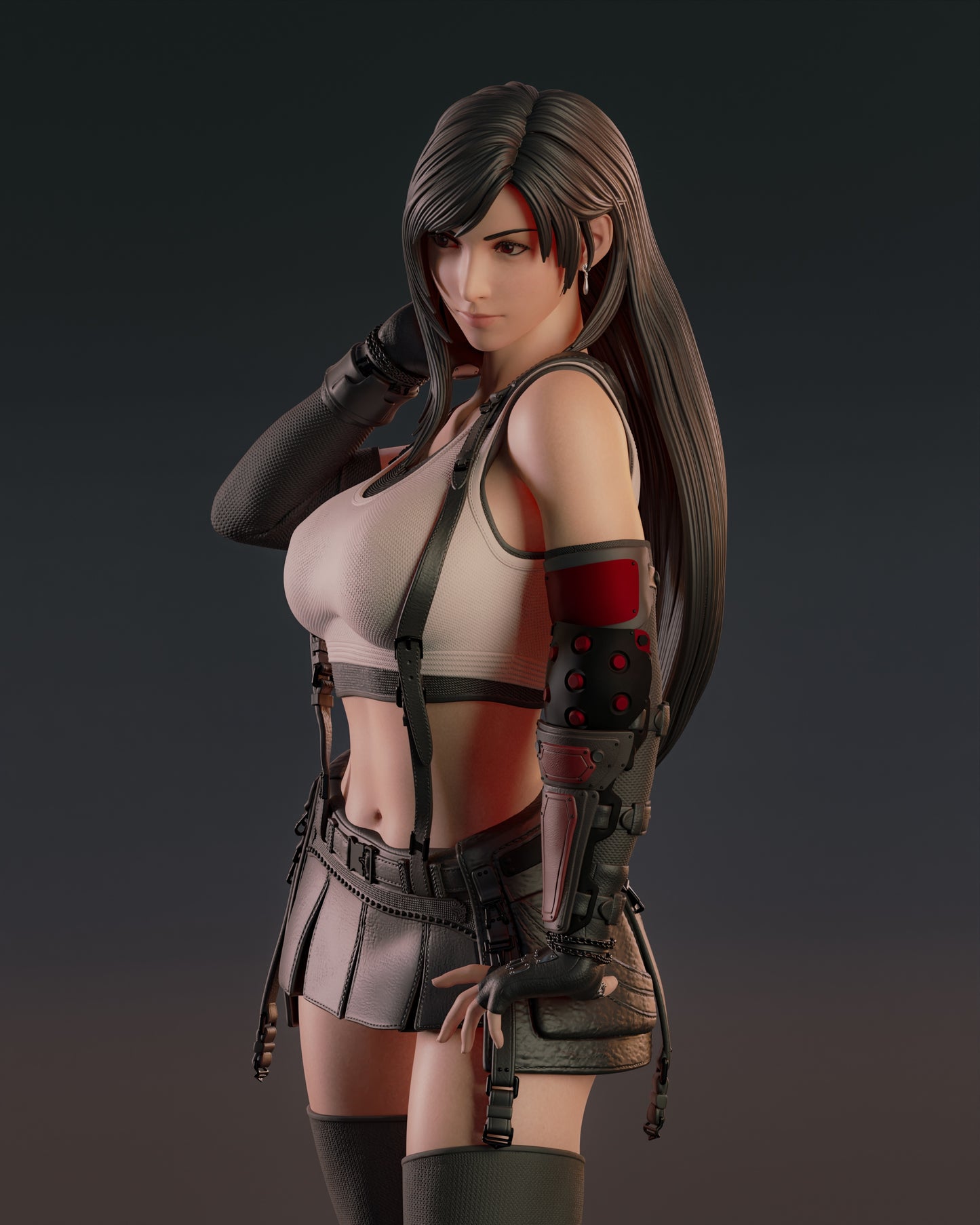 2056 Tifa Lockhart - Final Fantasy - STL 3D Print Files