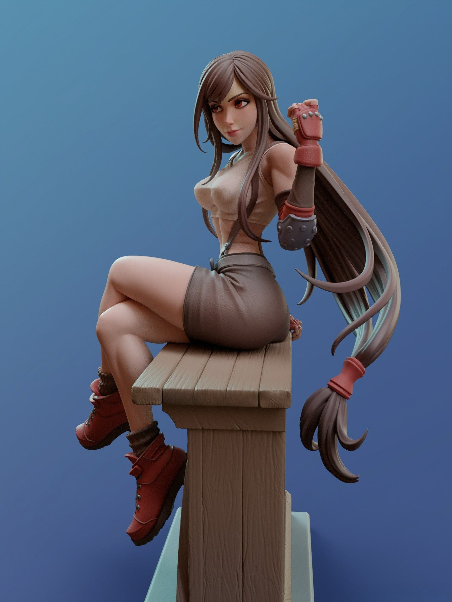 3136 Tifa Lockhart NSFW - Final Fantasy - STL 3D Print Files