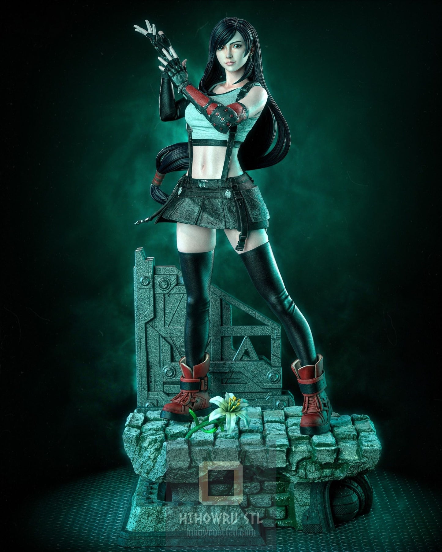 4493 Tifa Lockhart - Final Fantasy - STL 3D Print Files