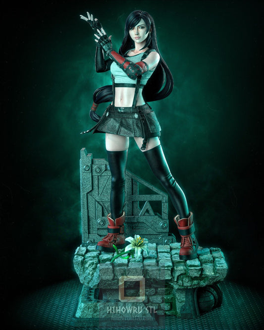 4493 Tifa Lockhart - Final Fantasy - STL 3D Print Files