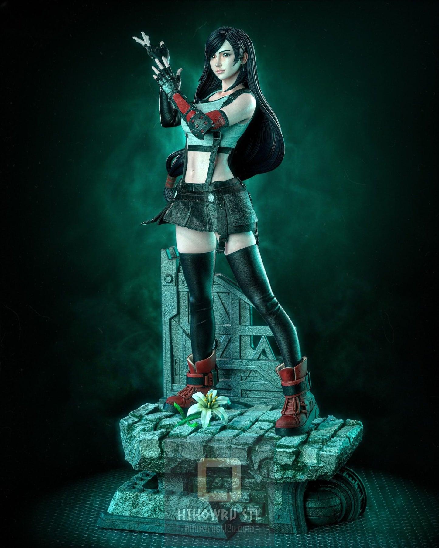 4493 Tifa Lockhart - Final Fantasy - STL 3D Print Files