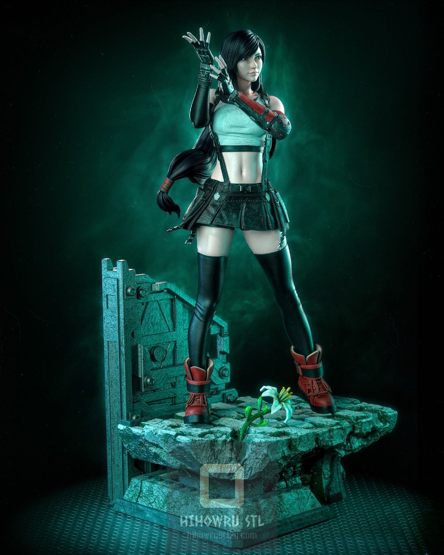4493 Tifa Lockhart - Final Fantasy - STL 3D Print Files