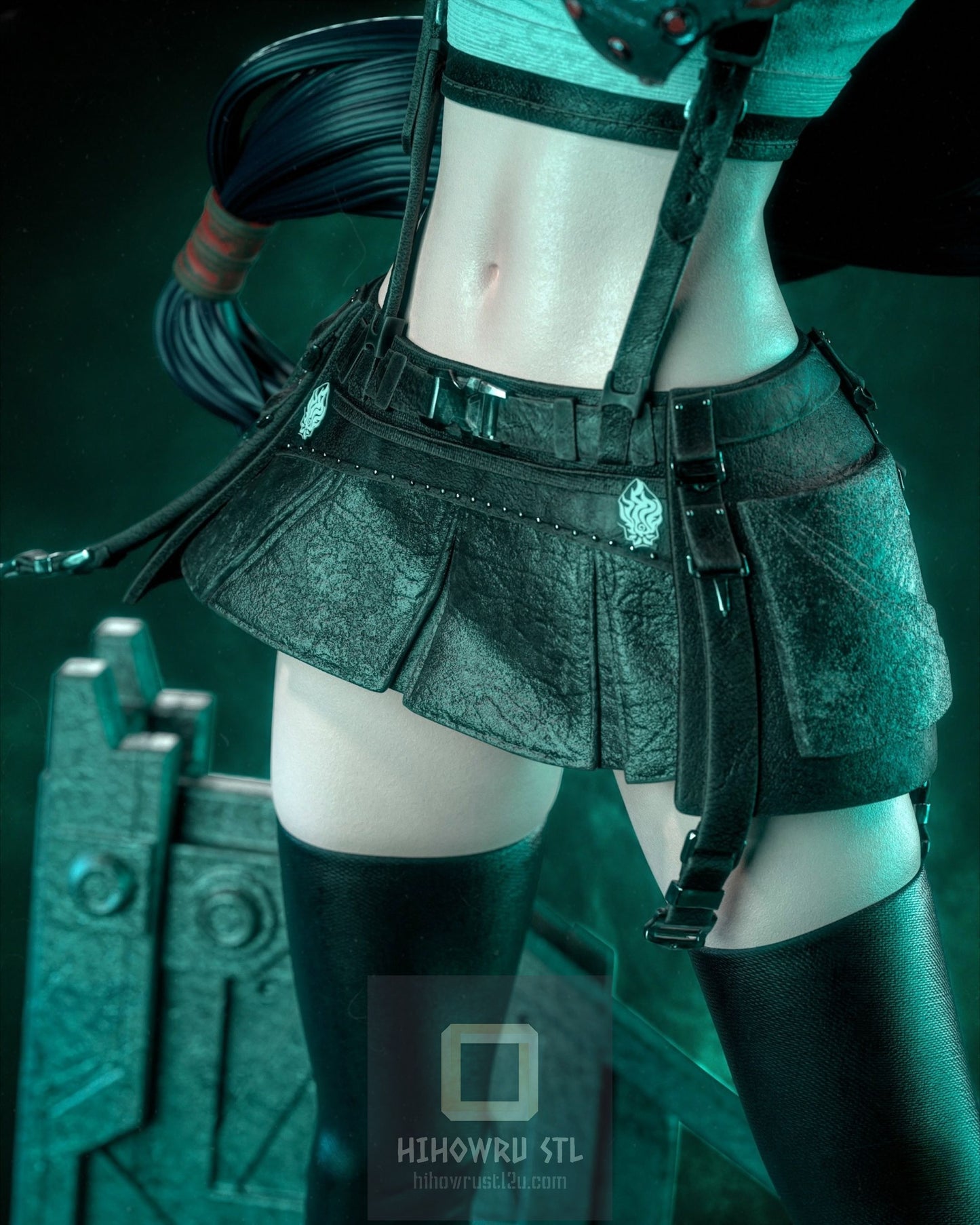 4493 Tifa Lockhart - Final Fantasy - STL 3D Print Files