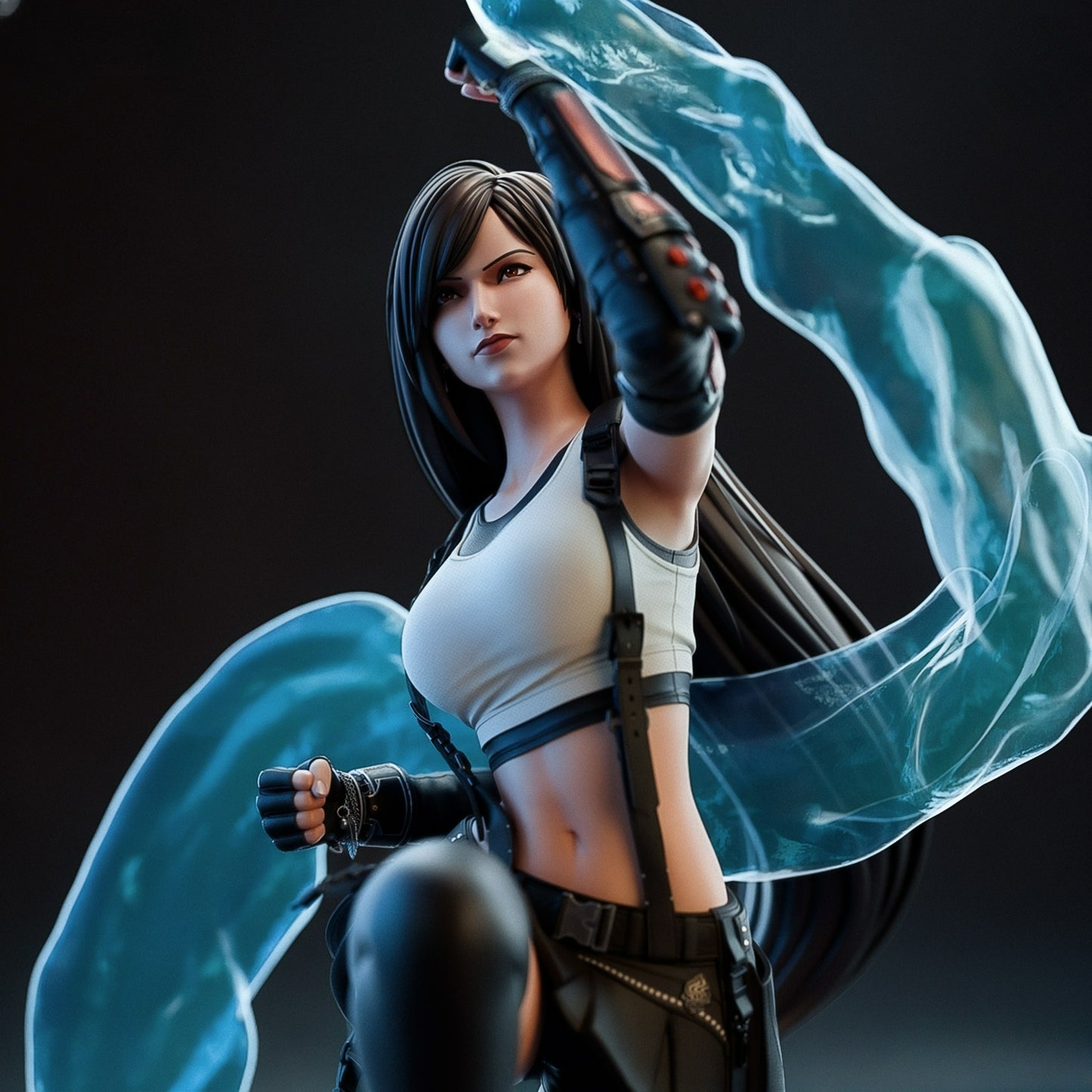 3578 Tifa Lockhart - Final Fantasy - STL 3D Print Files
