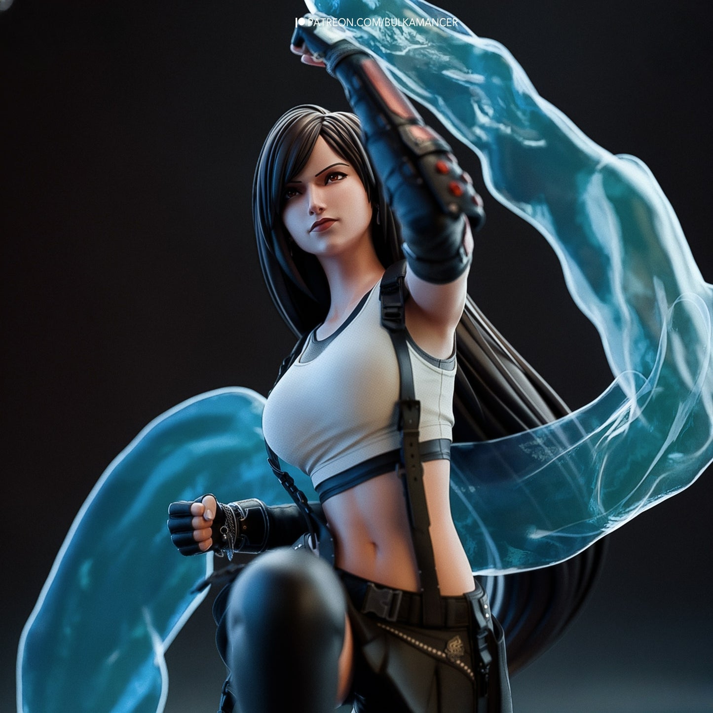 3578 Tifa Lockhart - Final Fantasy - STL 3D Print Files