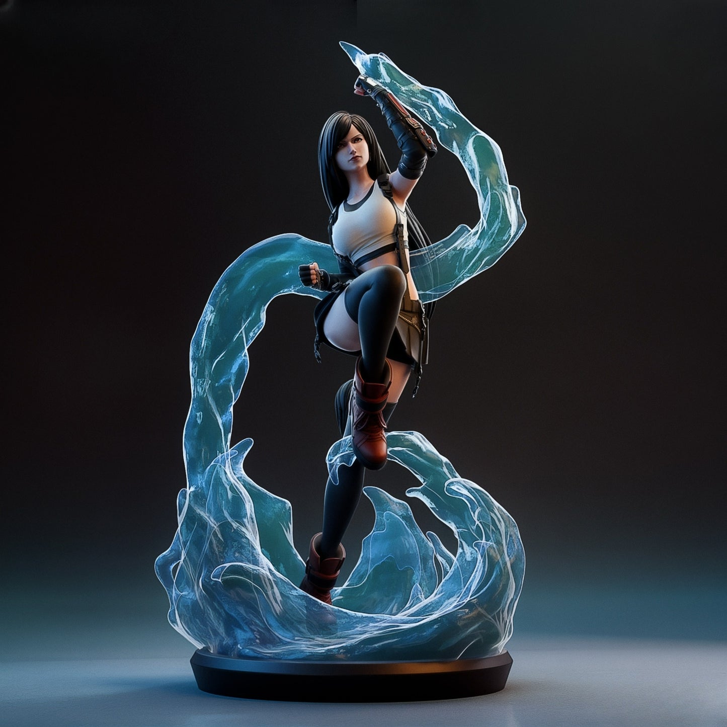 3578 Tifa Lockhart - Final Fantasy - STL 3D Print Files