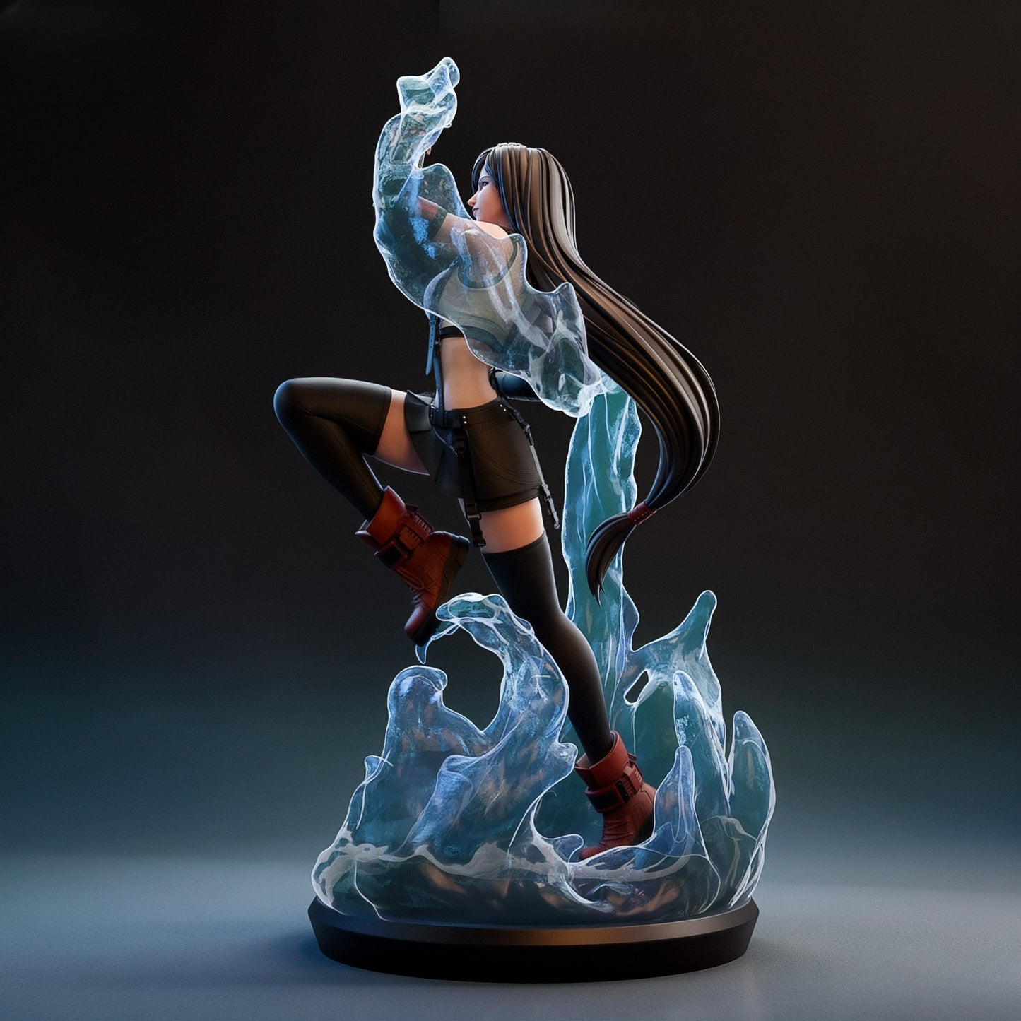 3578 Tifa Lockhart - Final Fantasy - STL 3D Print Files