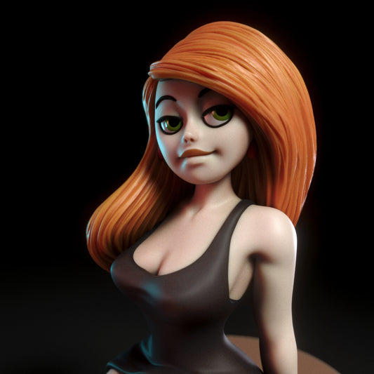 4187 Kim Possible NSFW - STL 3D Print Files