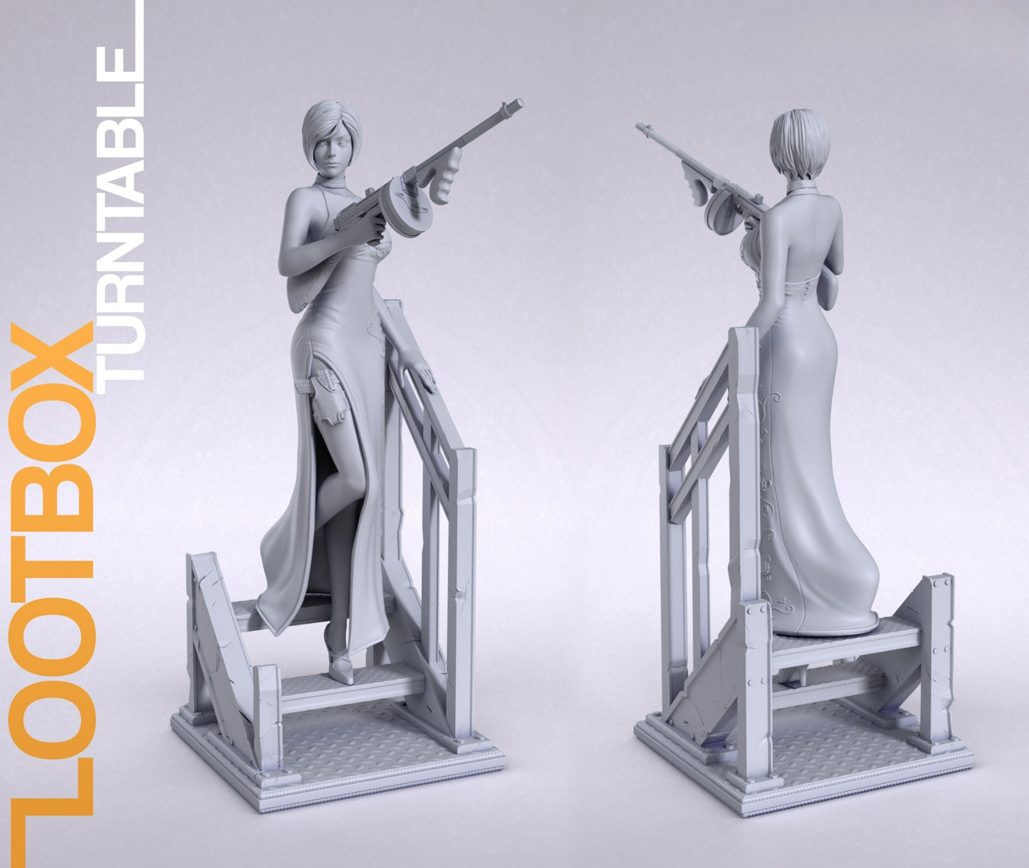 3171 Ada Wong - Resident Evil - STL 3D Print Files