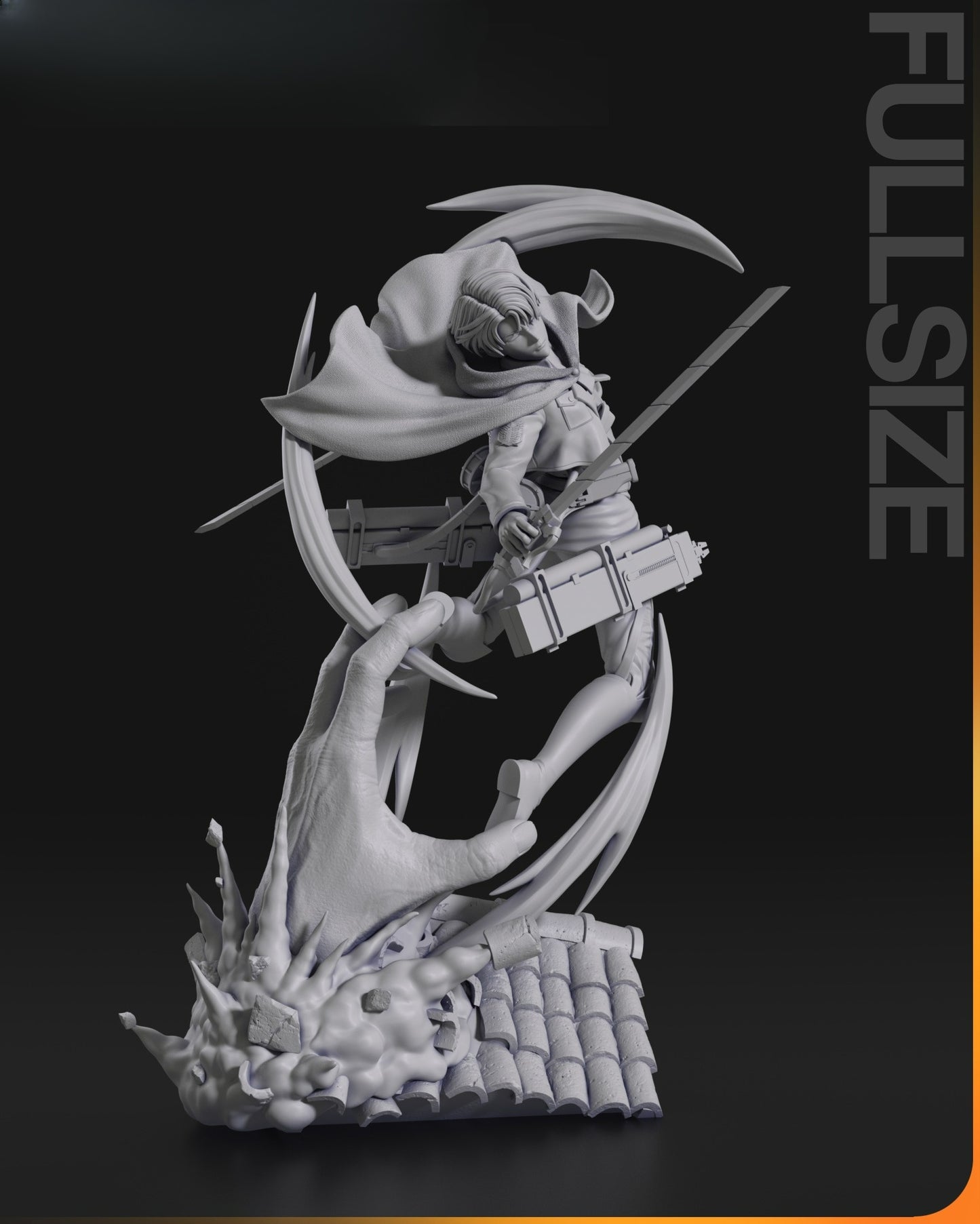 2865 Levi Ackerman - Attack on Titan - STL 3D Print Files