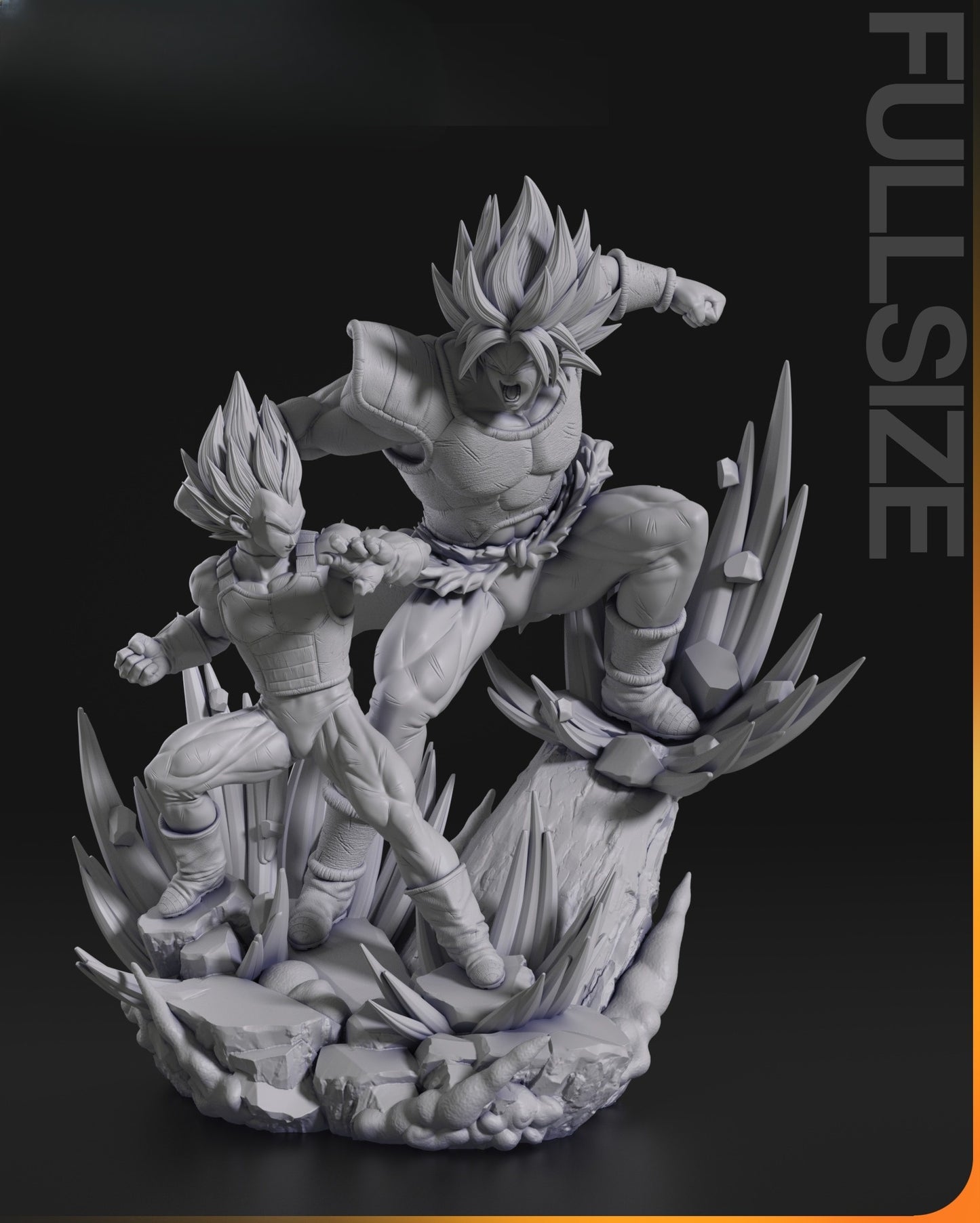 2939 Vegeta vs Broly - Dragon Ball Super - STL 3D Print Files