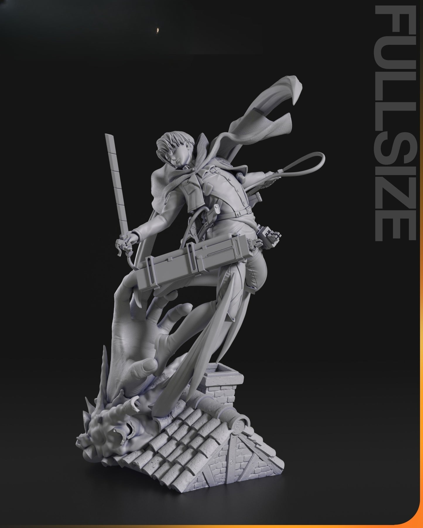 2865 Levi Ackerman - Attack on Titan - STL 3D Print Files