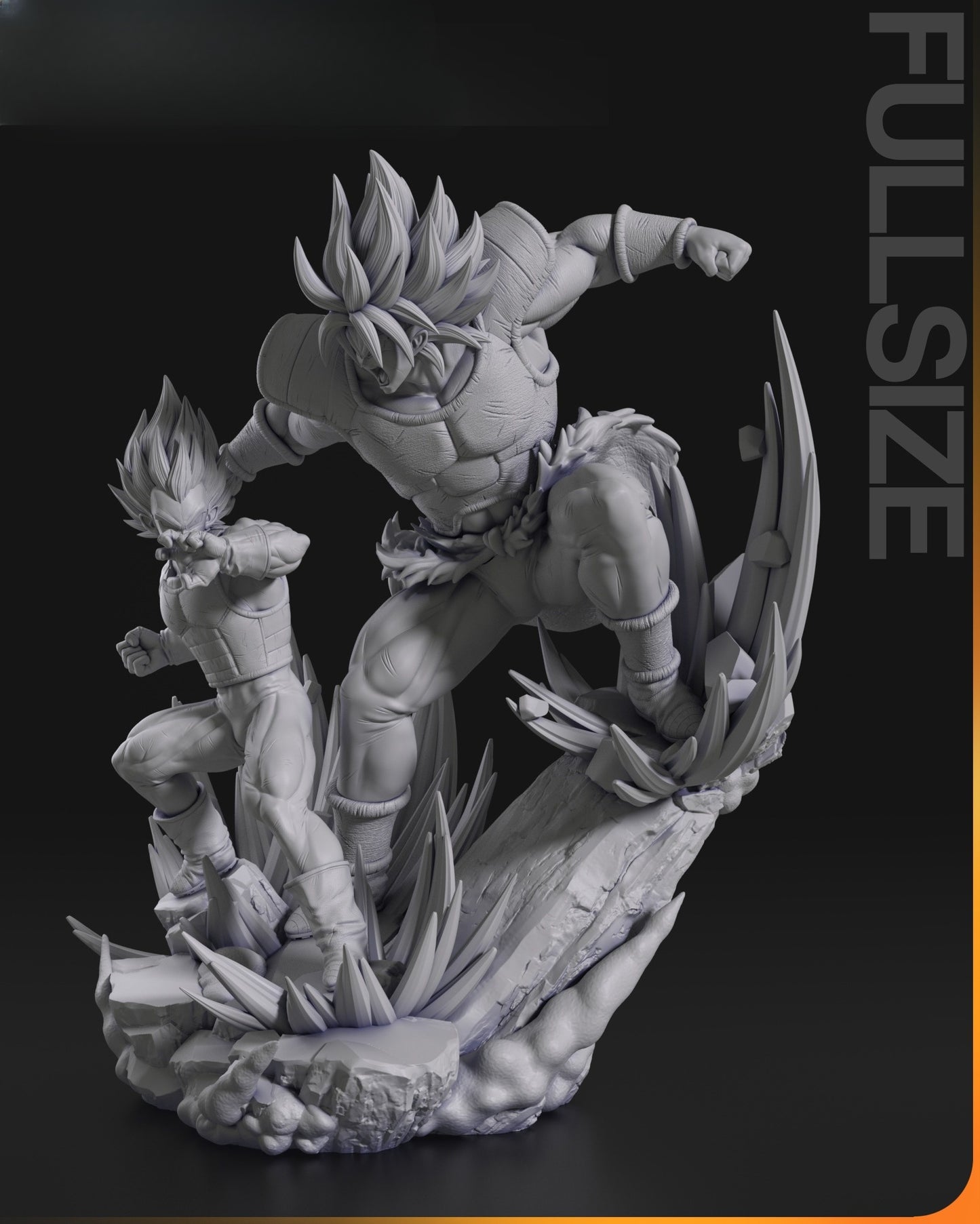 2939 Vegeta vs Broly - Dragon Ball Super - STL 3D Print Files