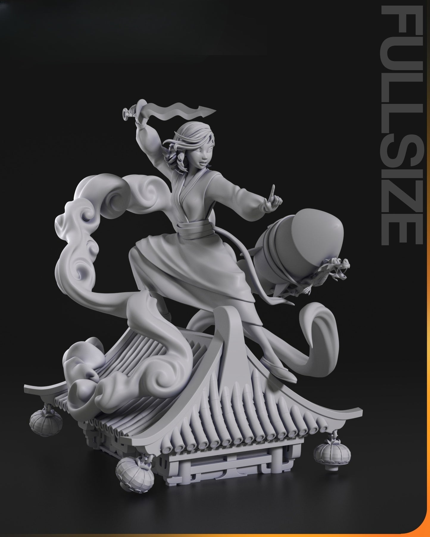 3341 Mulan - STL 3D Print Files