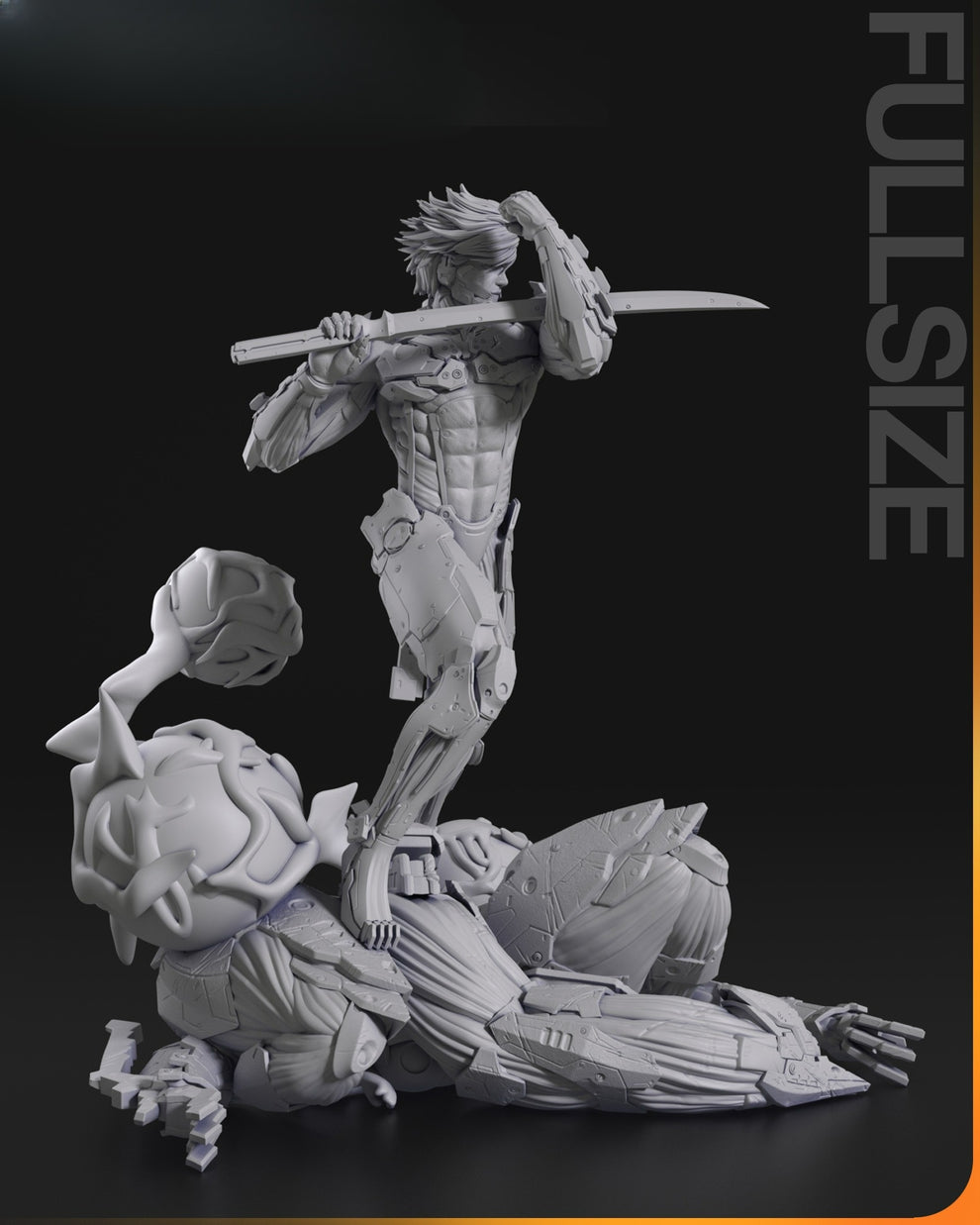 3658 Raiden - Metal Gear - STL 3D Print Files – My Stl