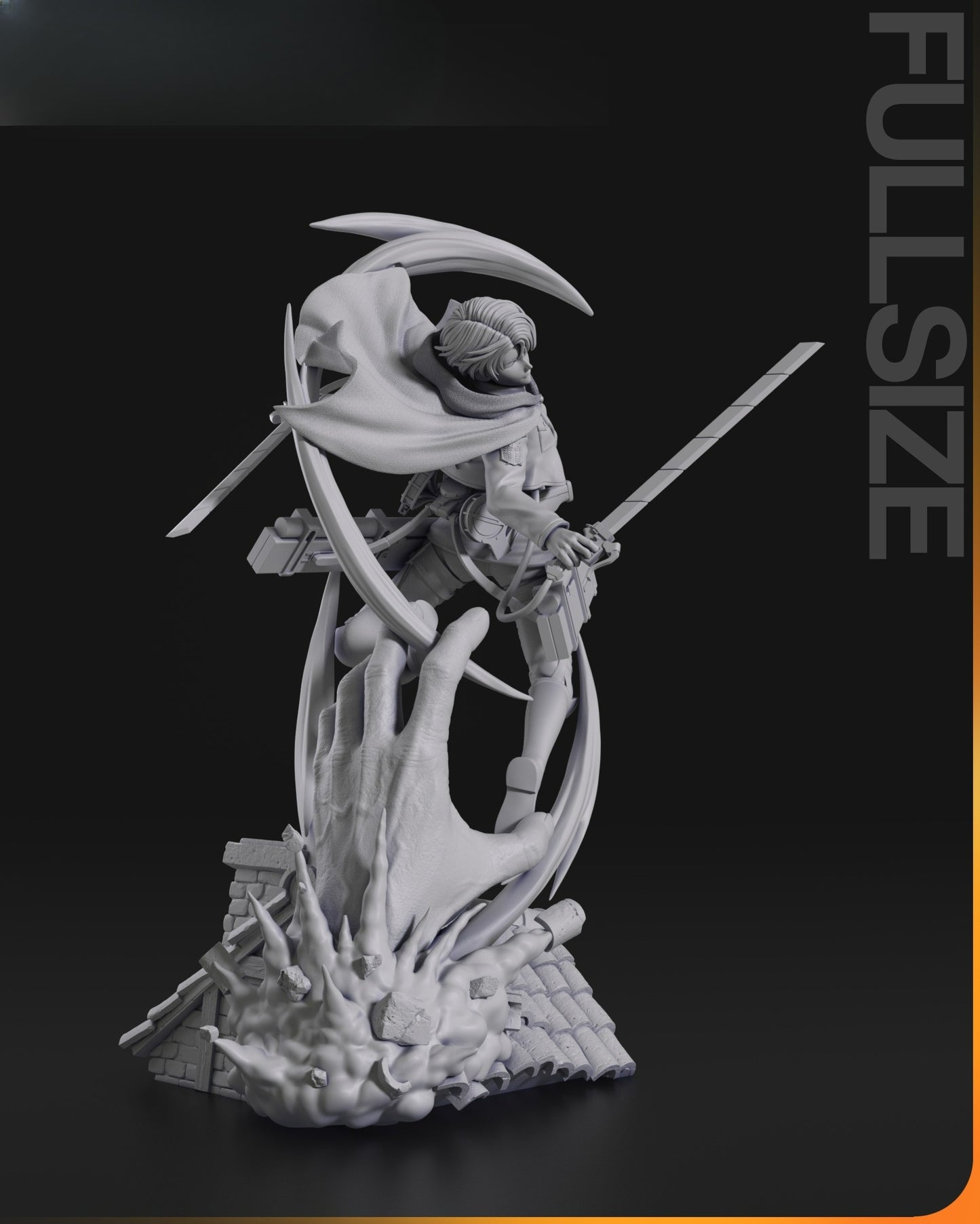 2865 Levi Ackerman - Attack on Titan - STL 3D Print Files