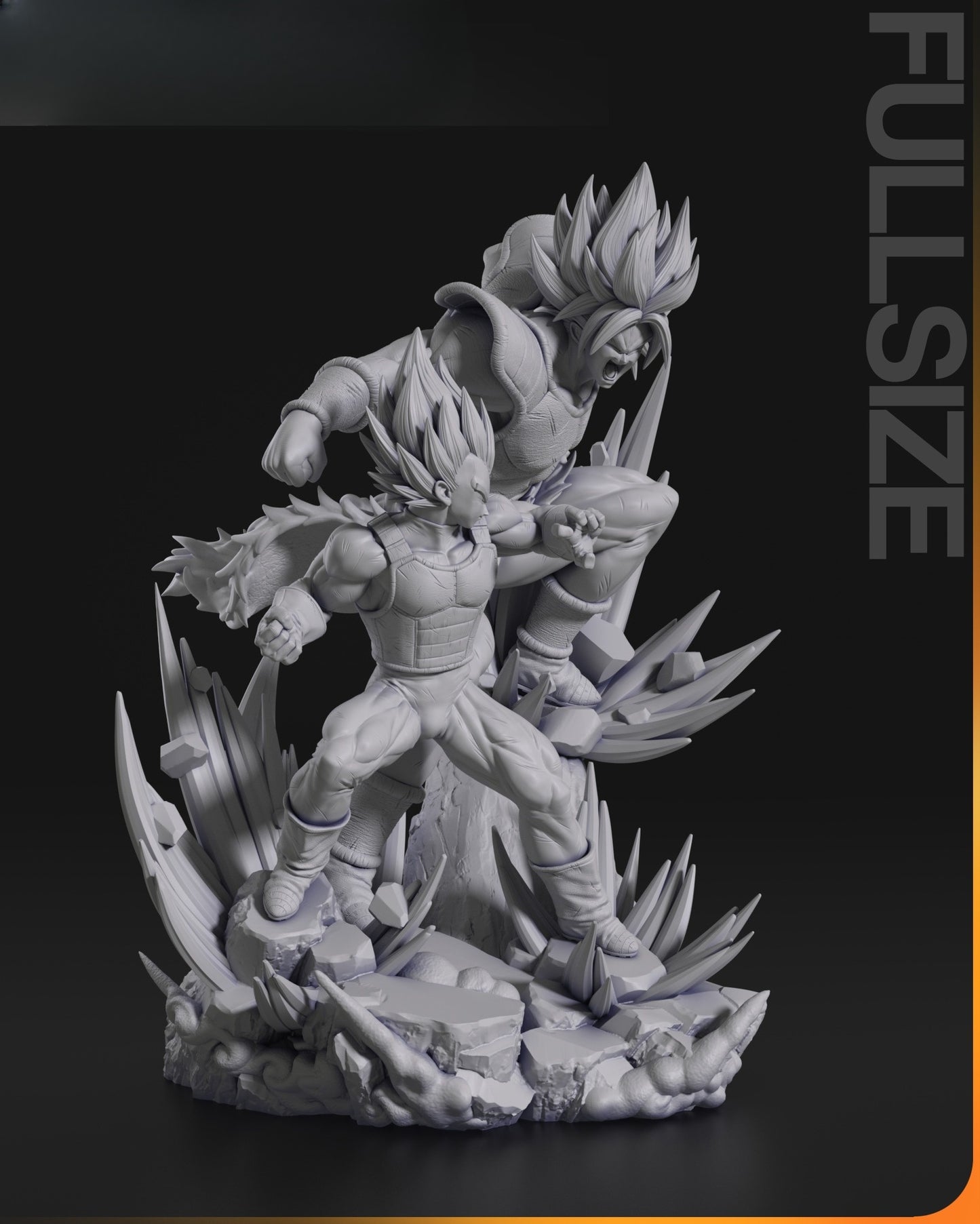 2939 Vegeta vs Broly - Dragon Ball Super - STL 3D Print Files