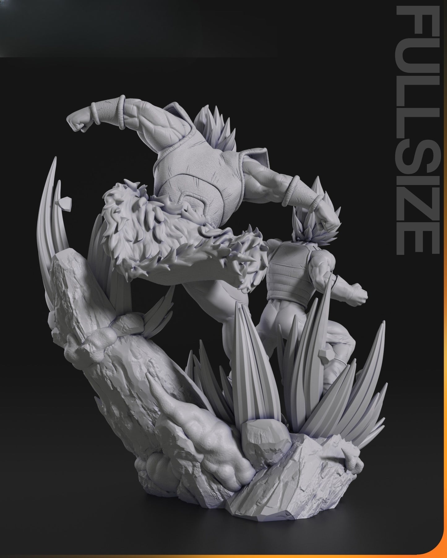 2939 Vegeta vs Broly - Dragon Ball Super - STL 3D Print Files