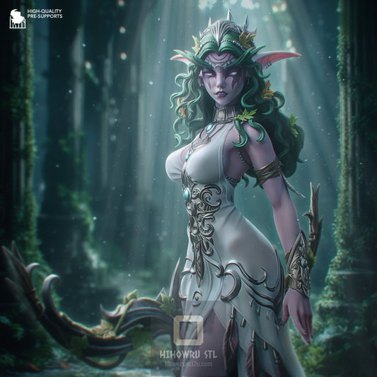 4435 Tyrande Whisperwind - WORLD OF WARCRAFT - STL 3D Print Files