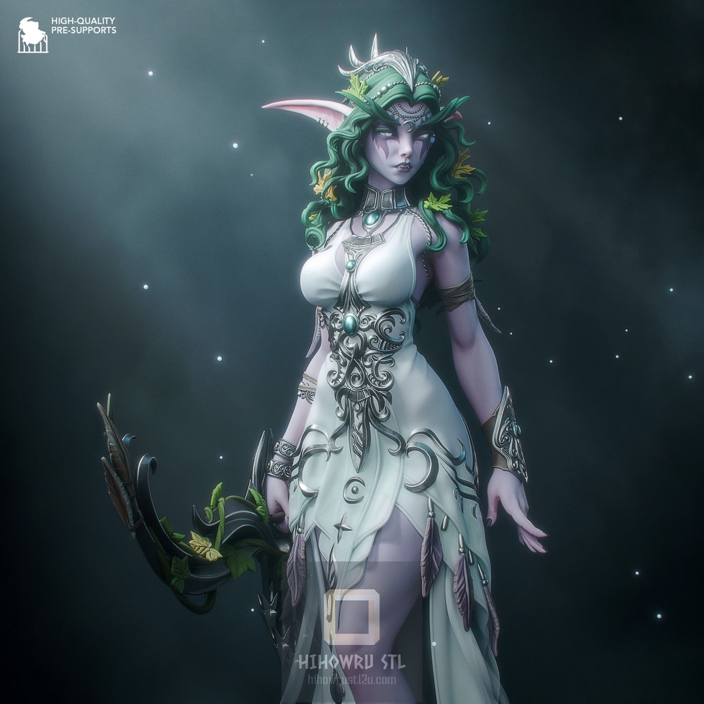 4435 Tyrande Whisperwind - WORLD OF WARCRAFT - STL 3D Print Files