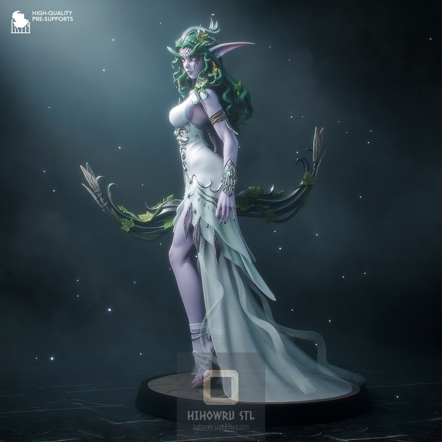 4435 Tyrande Whisperwind - WORLD OF WARCRAFT - STL 3D Print Files