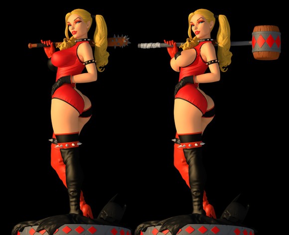 1693 Harley Quinn NSFW - STL 3D Print Files