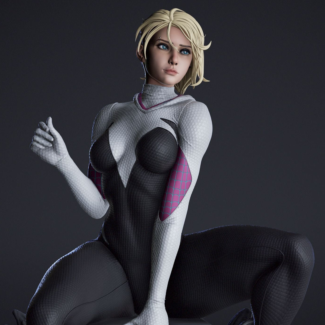 4263 Spider Gwen NSFW - Marvel Comics - STL 3D Print Files