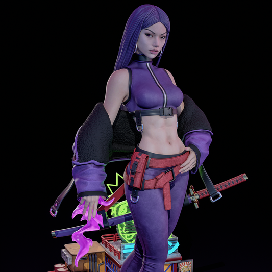 3515 Psylocke - X-men - STL 3D Print Files