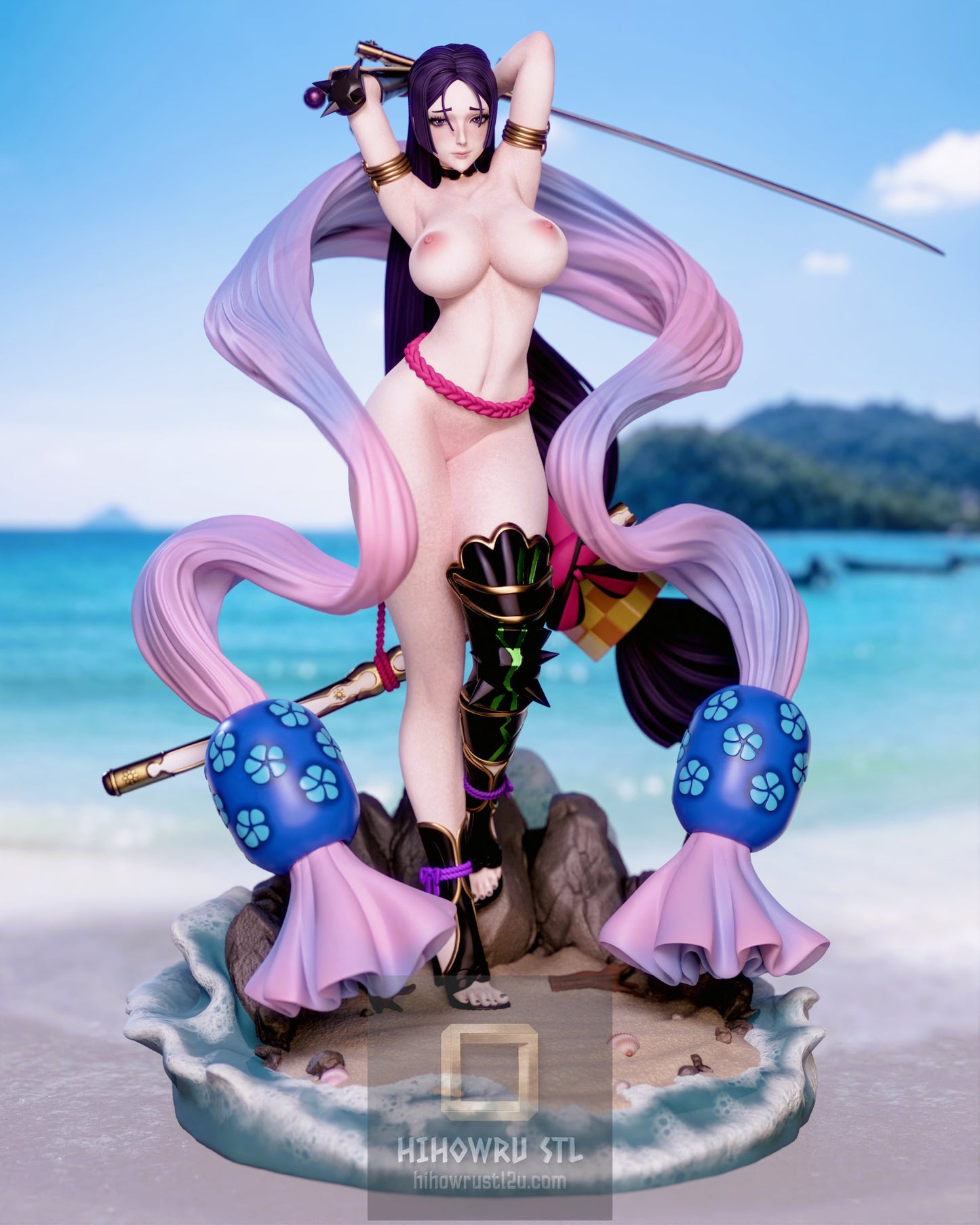 5082 Minamoto no Raikō NSFW - Fate/Grand Order - STL 3D Print Files