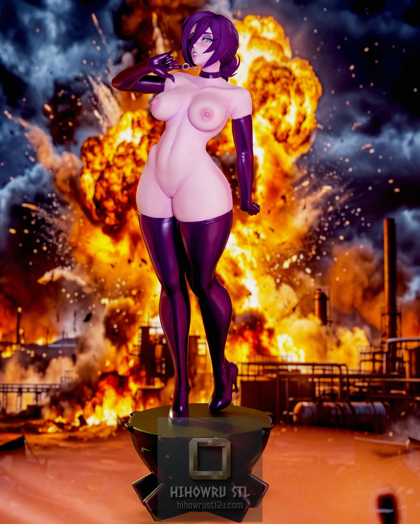 5235 Reze NSFW - Chainsaw Man - STL 3D Print Files