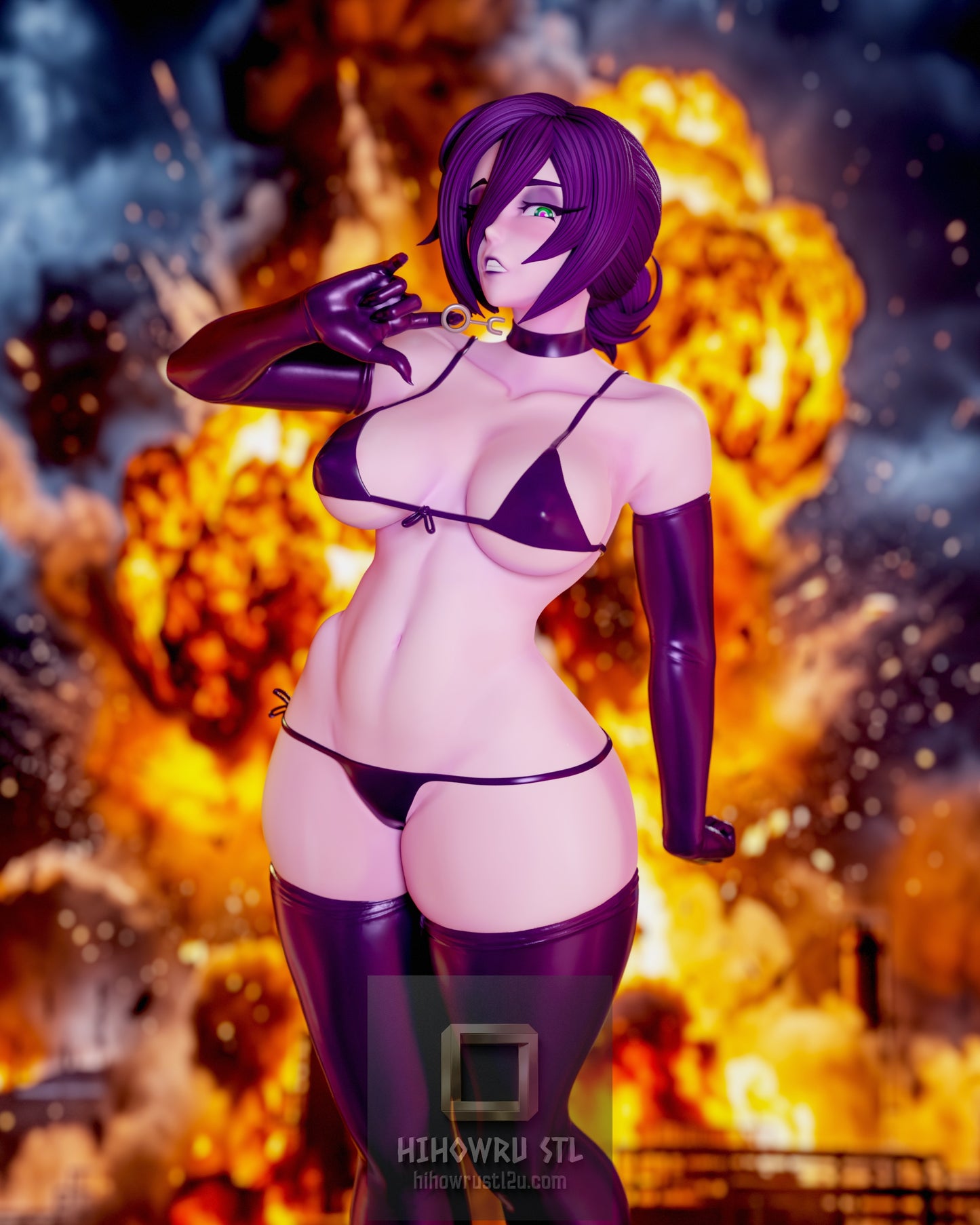 5235 Reze NSFW - Chainsaw Man - STL 3D Print Files