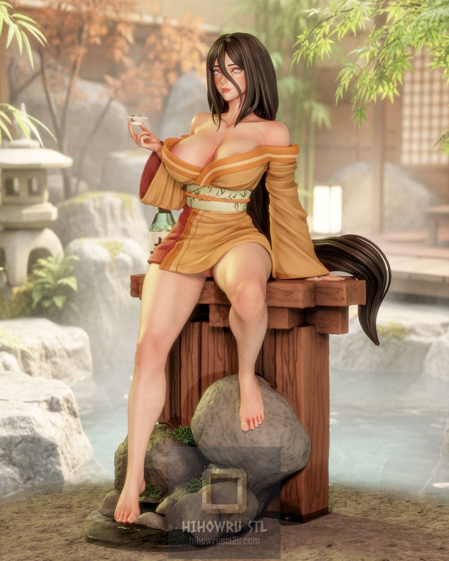 5075 Hanabi Hyūga NSFW - Naruto - STL 3D Print Files