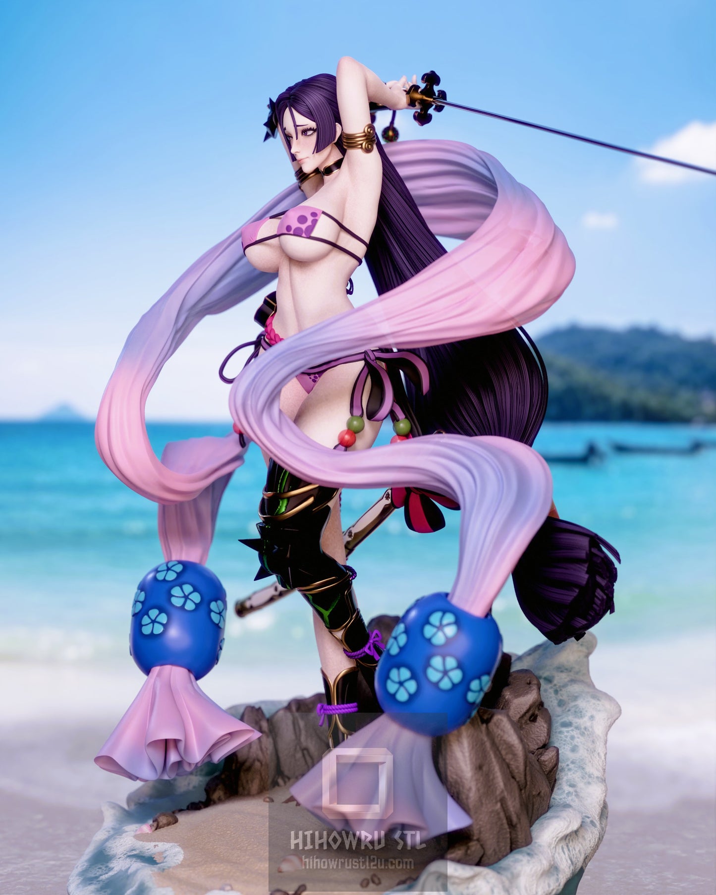 5082 Minamoto no Raikō NSFW - Fate/Grand Order - STL 3D Print Files