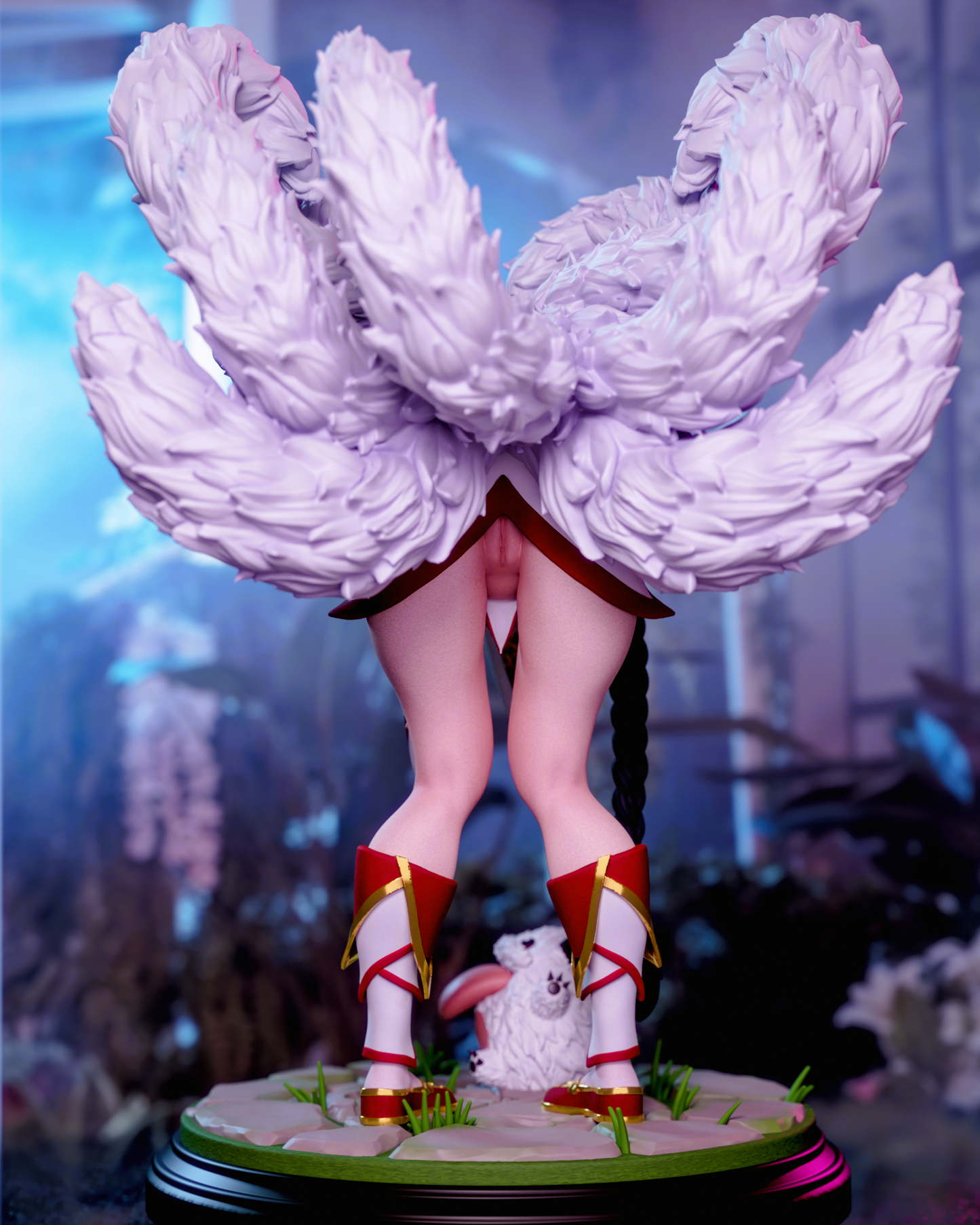 5051 Arcana Ahri NSFW - League of Legends - STL 3D Print Files