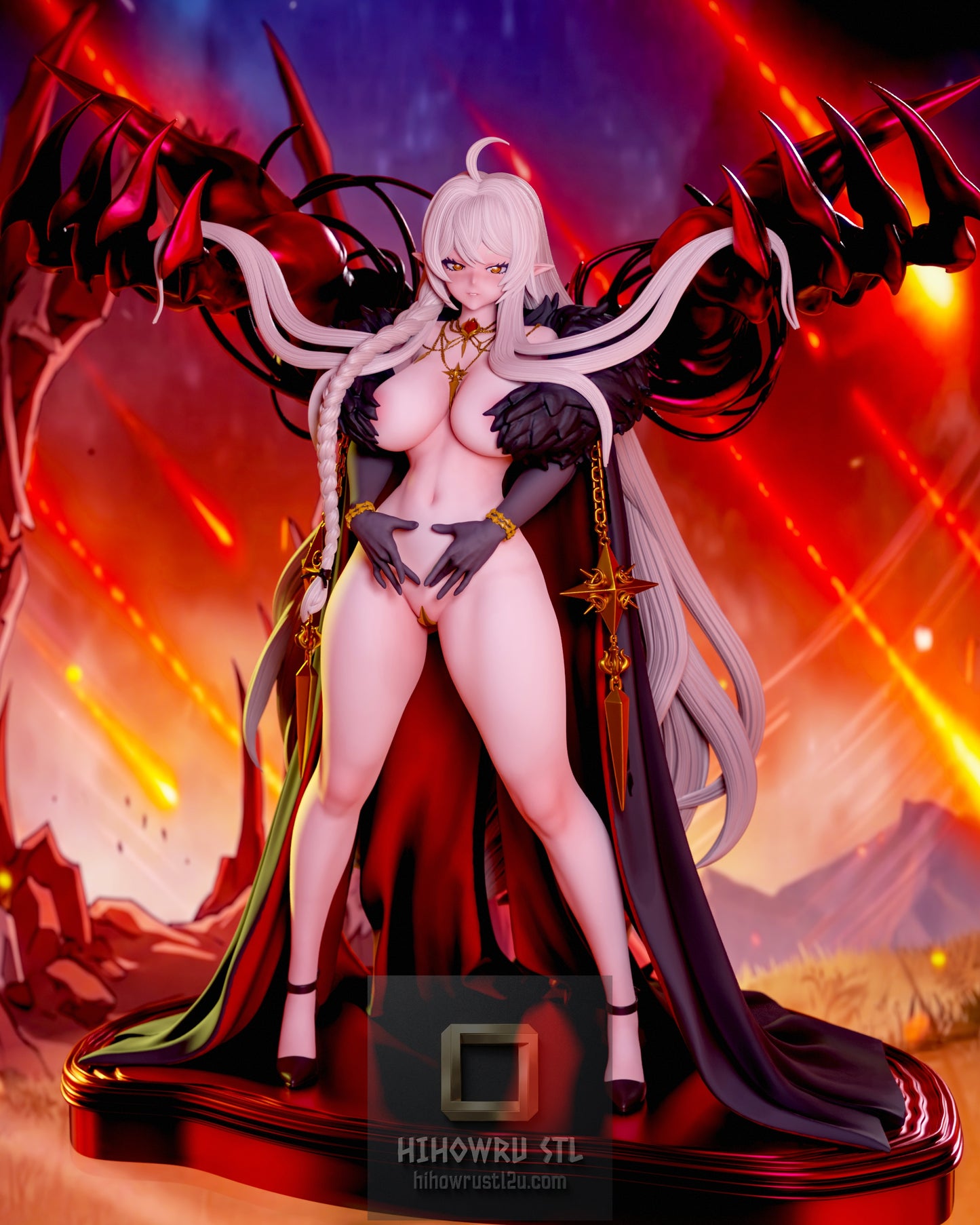 5424 Morgan Le Fay NSFW - Lost Sword - STL 3D Print Files