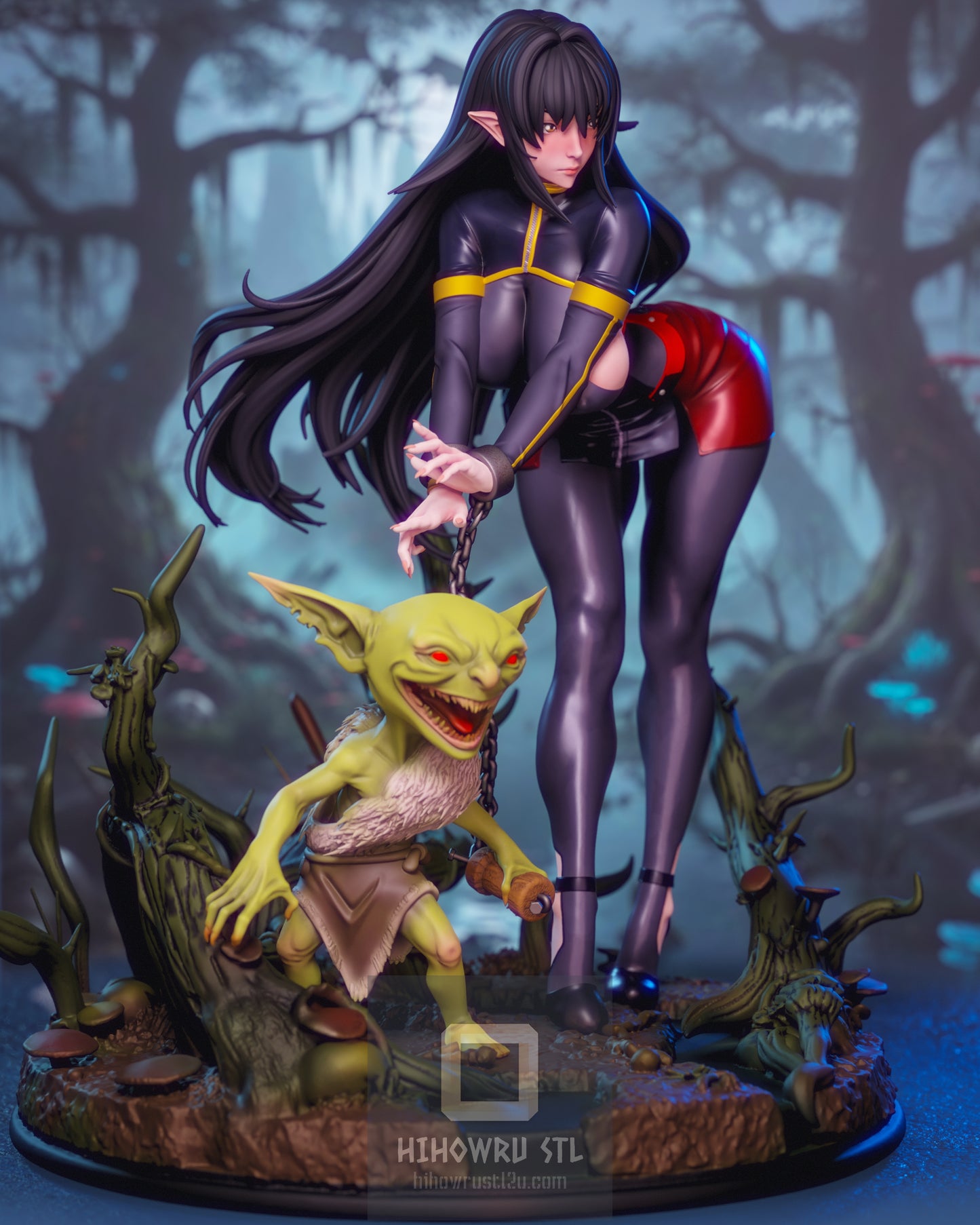 4906 Annerose Vajra NSFW - Taimanin - STL 3D Print Files