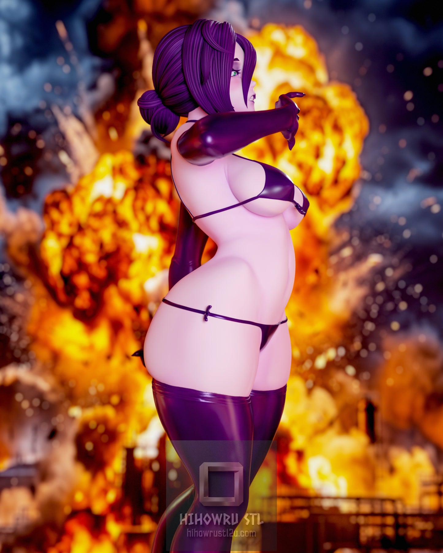 5235 Reze NSFW - Chainsaw Man - STL 3D Print Files
