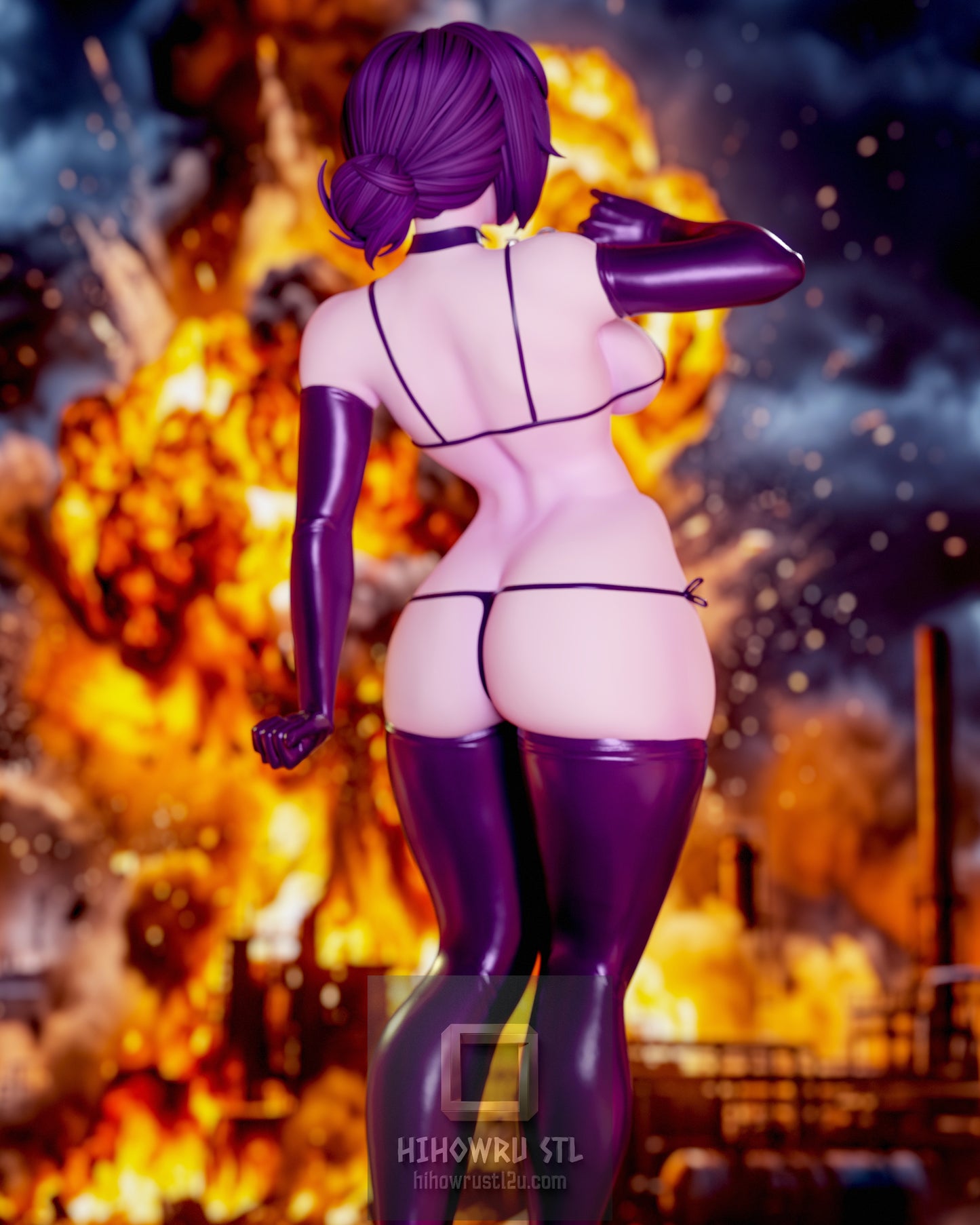 5235 Reze NSFW - Chainsaw Man - STL 3D Print Files