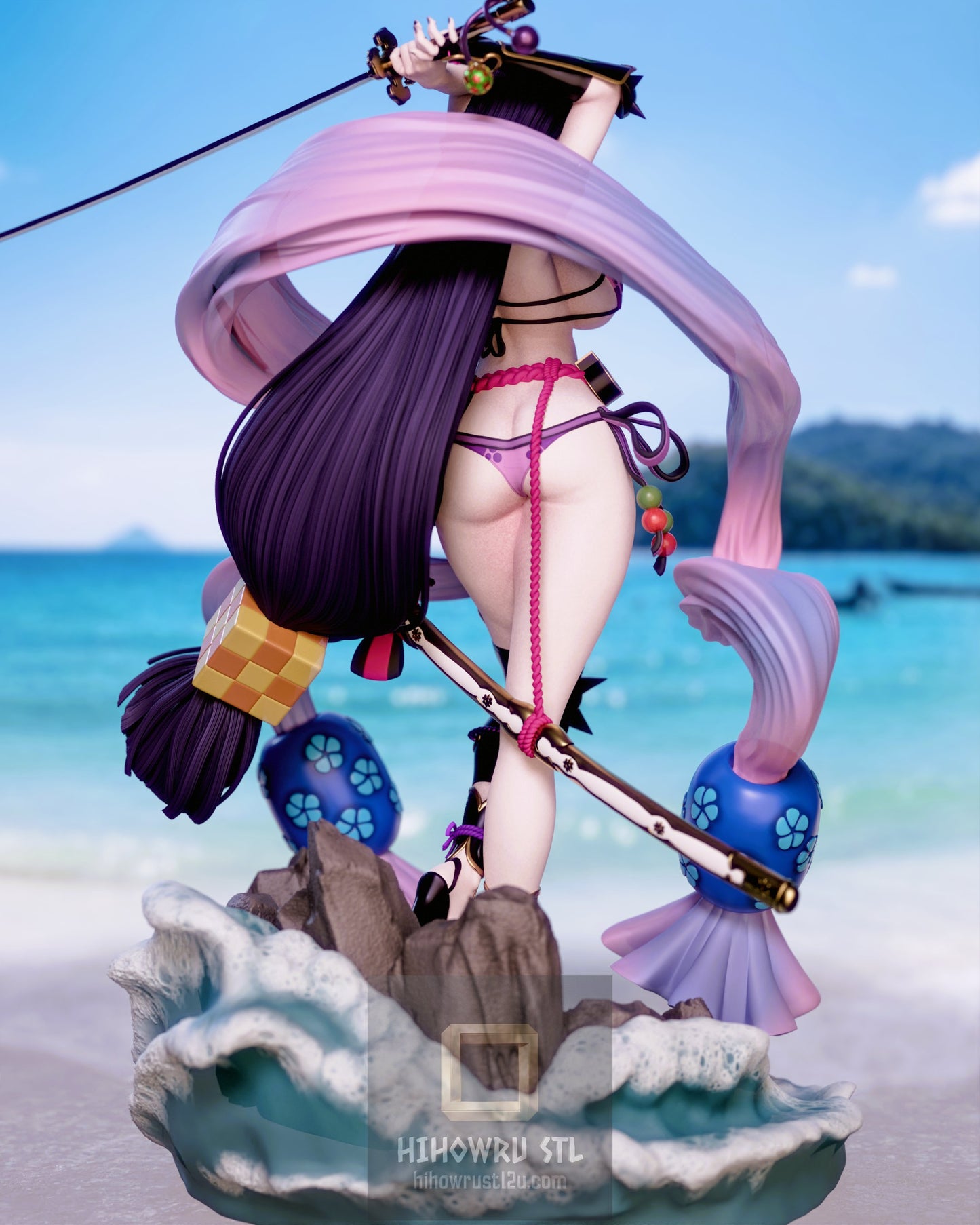 5082 Minamoto no Raikō NSFW - Fate/Grand Order - STL 3D Print Files