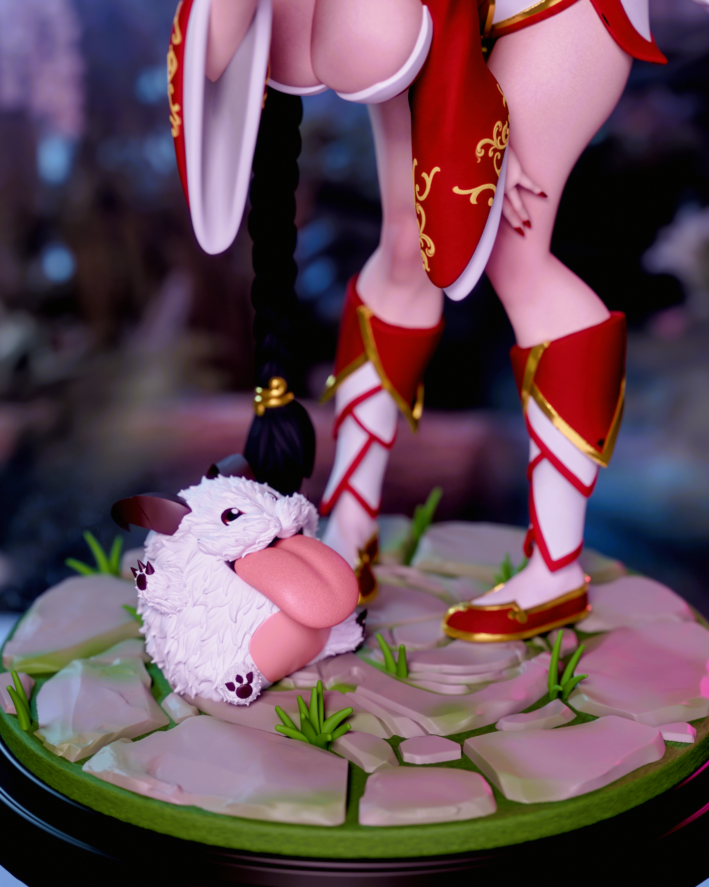 5051 Arcana Ahri NSFW - League of Legends - STL 3D Print Files