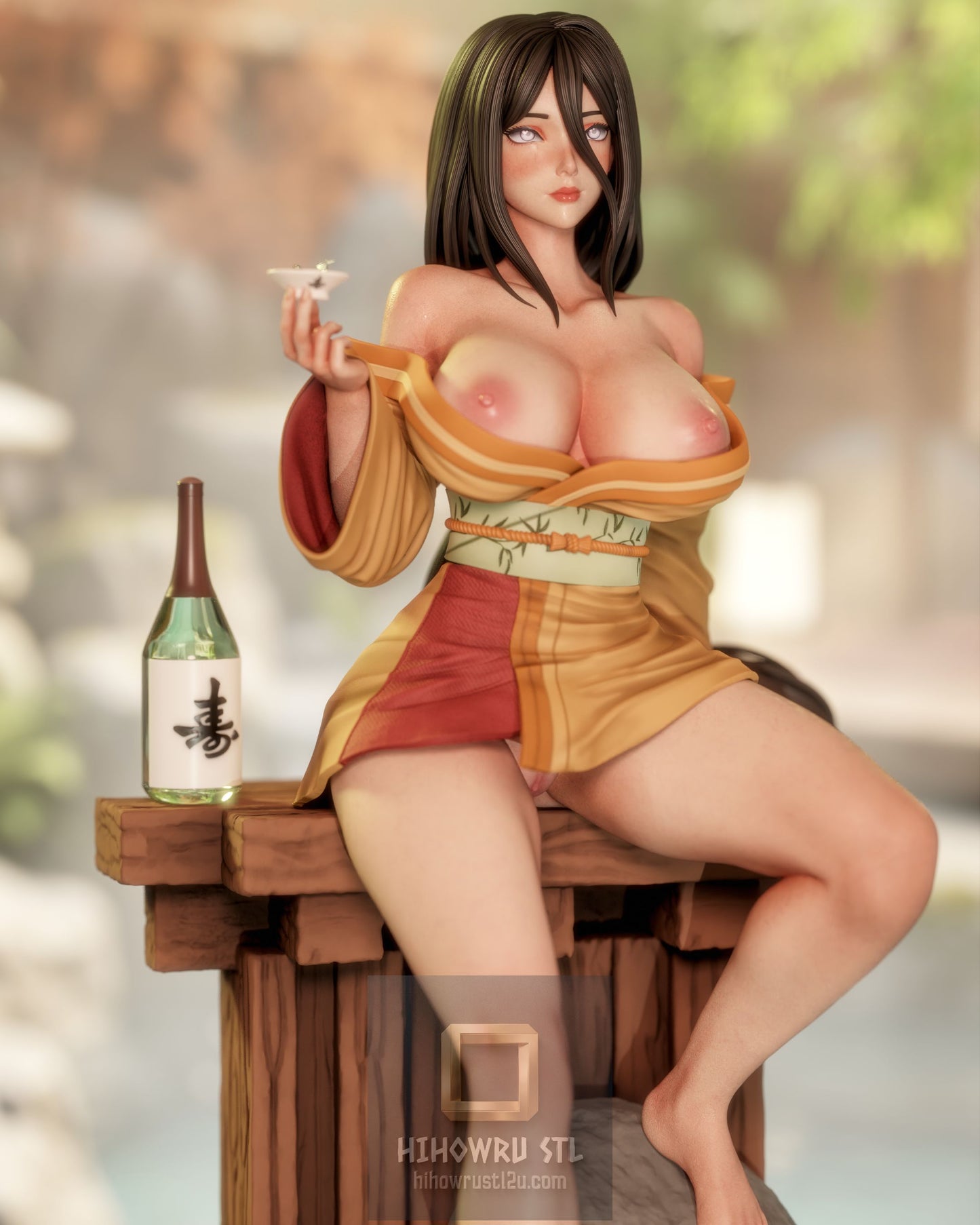 5075 Hanabi Hyūga NSFW - Naruto - STL 3D Print Files