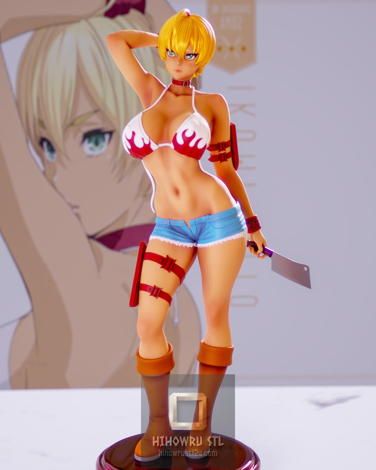 5639 Ikumi Mito NSFW - Food Wars - STL 3D Print Files