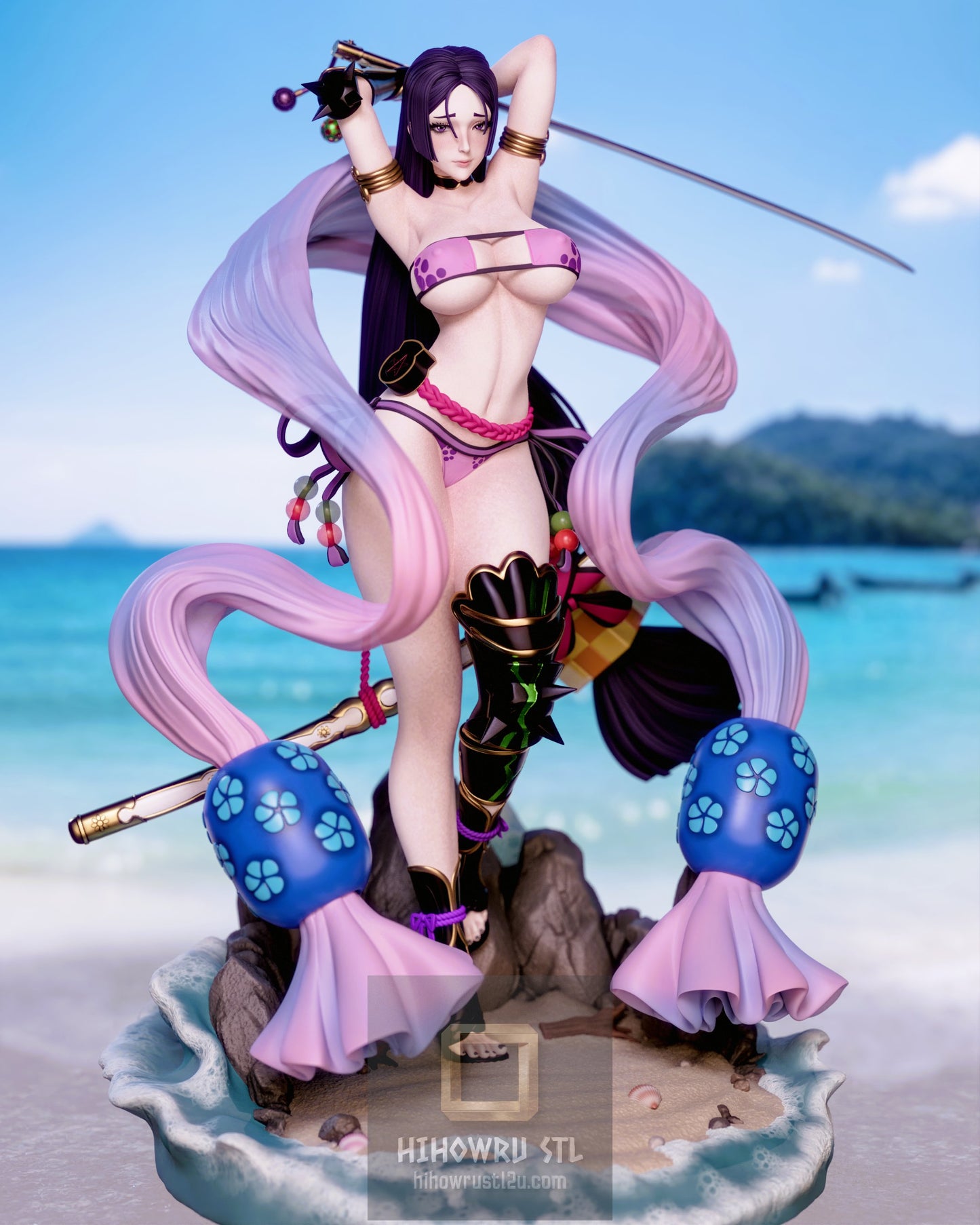 5082 Minamoto no Raikō NSFW - Fate/Grand Order - STL 3D Print Files