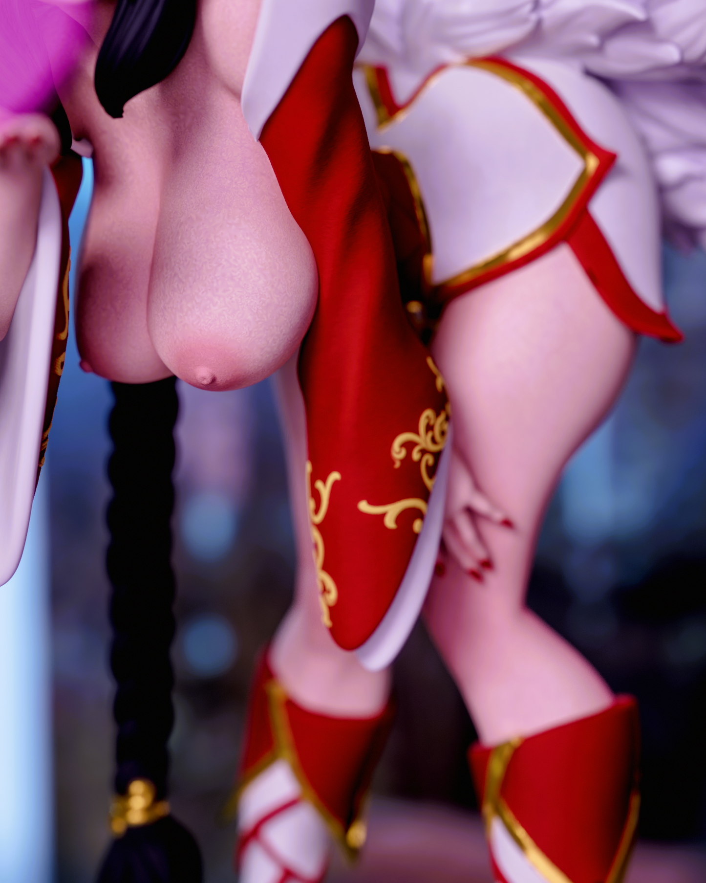 5051 Arcana Ahri NSFW - League of Legends - STL 3D Print Files