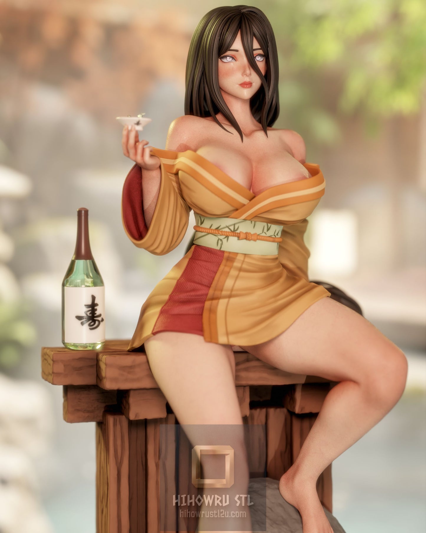 5075 Hanabi Hyūga NSFW - Naruto - STL 3D Print Files